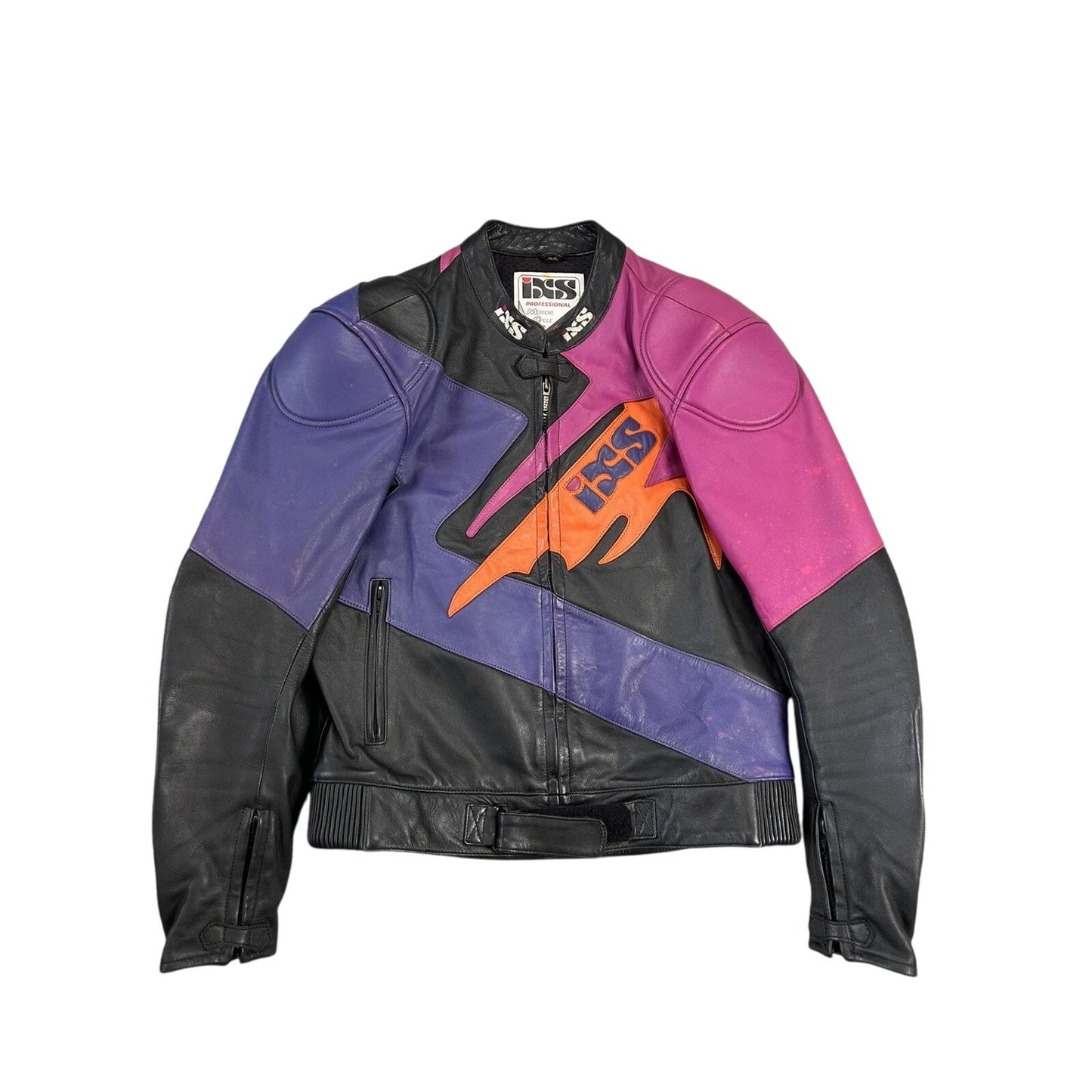 IXS Racing Leather Jacket vintage Y2K motorcycle