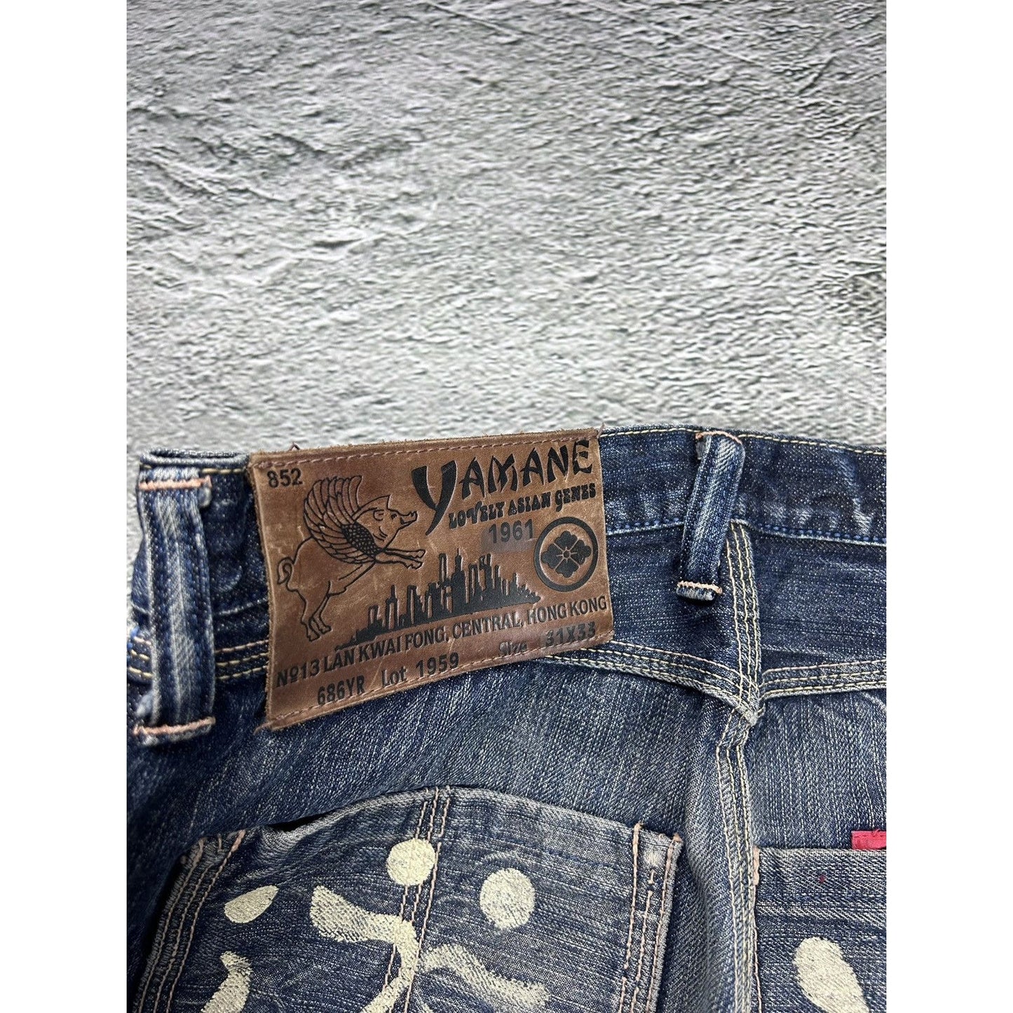 Evisu Yamane jeans vintage selvedge denim Japan