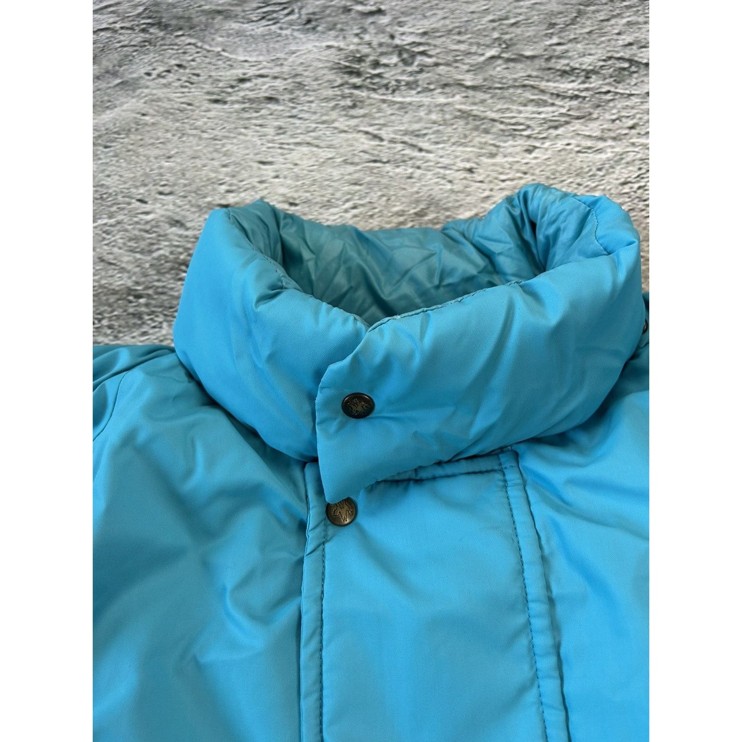 Moncler vintage down puffer jacket parka coat blue 80s 90s