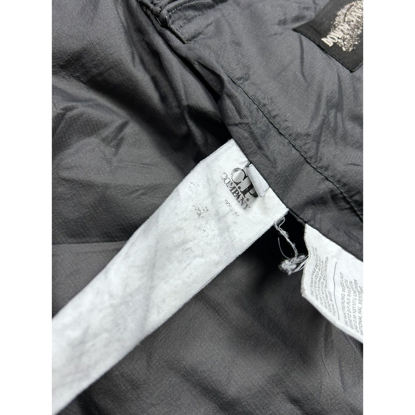 C.P. Company down jacket vest navy gillet archive with badge