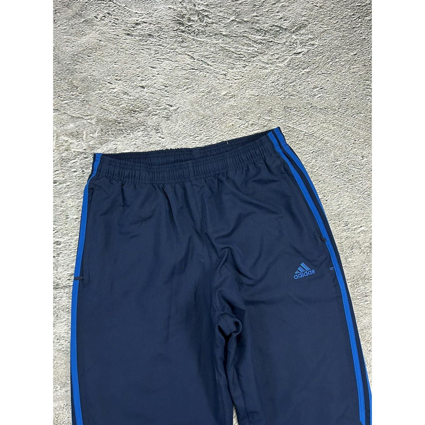 Adidas vintage navy blue track pants small logo 2000s