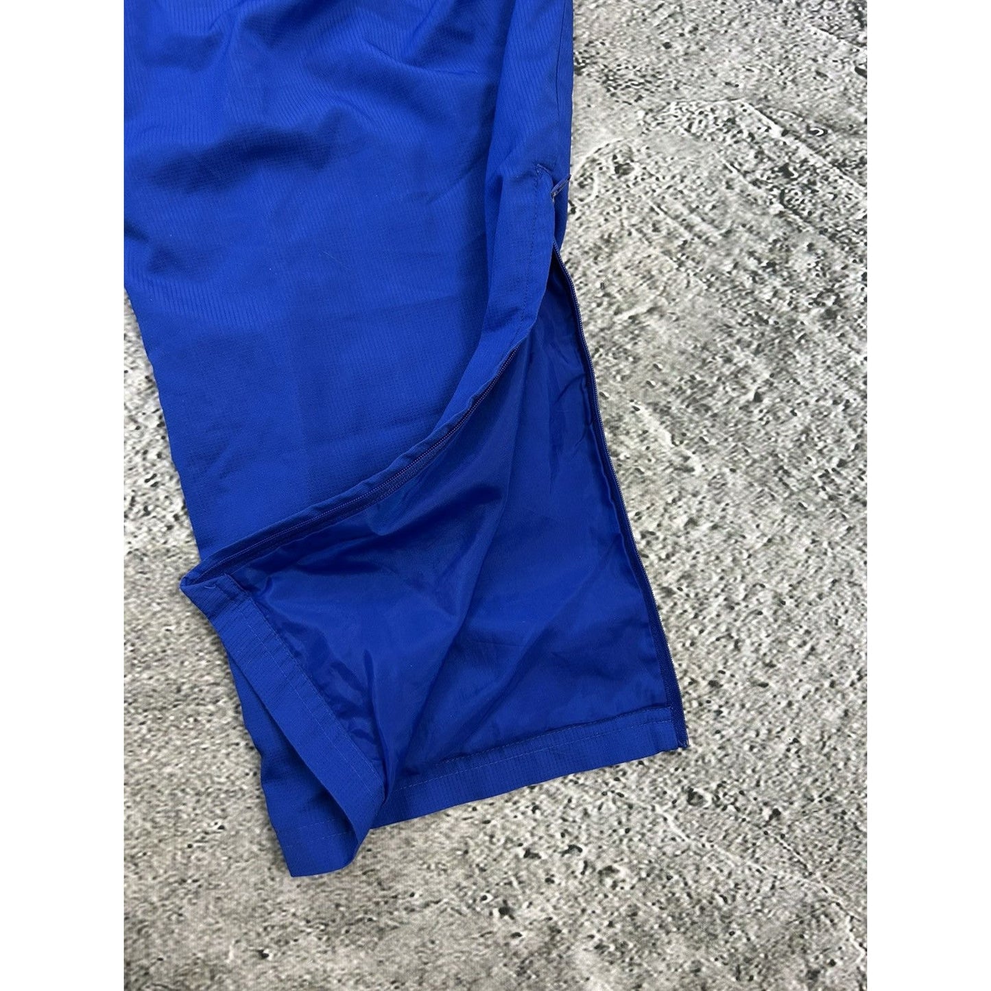 Adidas Schalke 04 vintage blue nylon track pants baggy