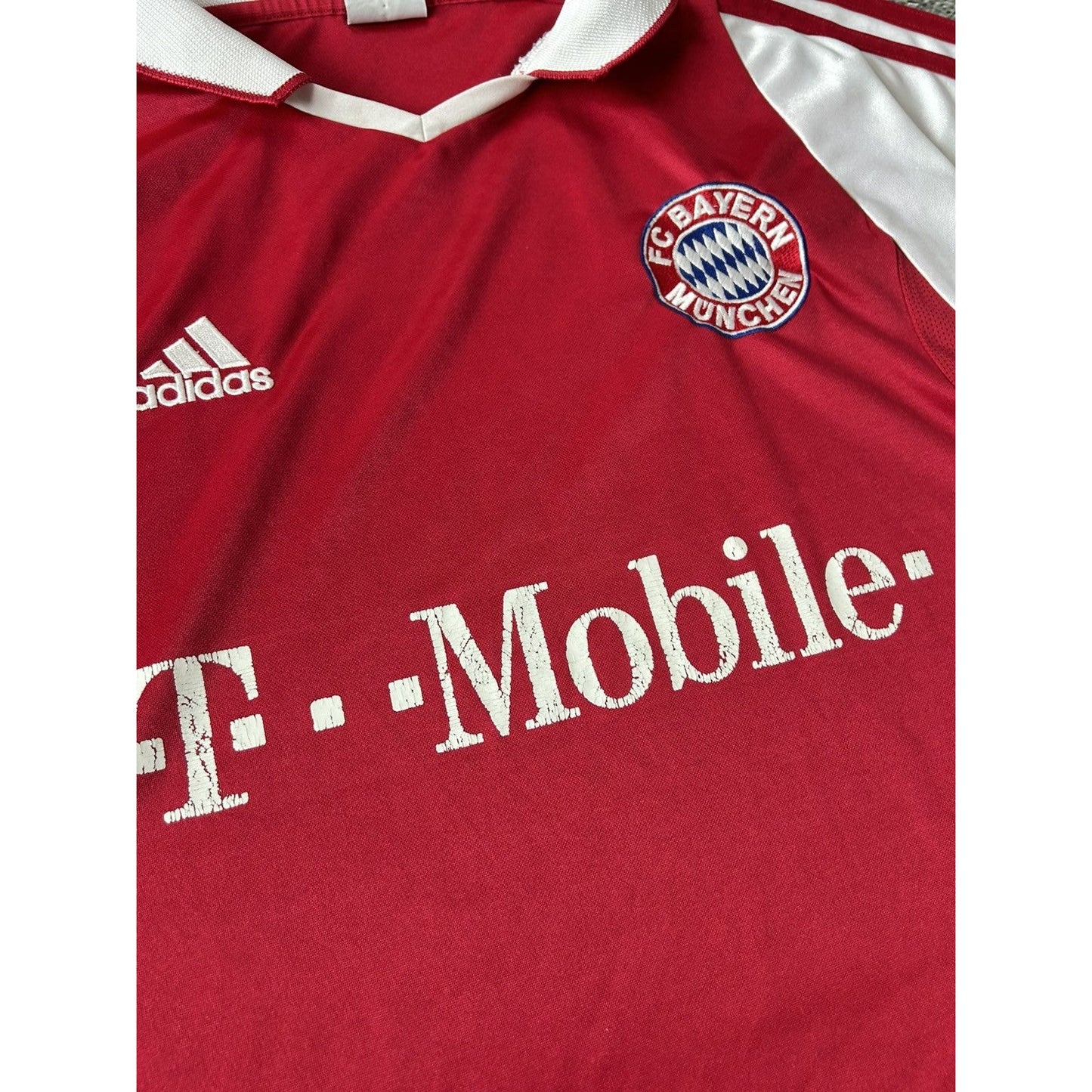 Adidas Bayern Munchen Jersey red T-Mobile 2003 2004