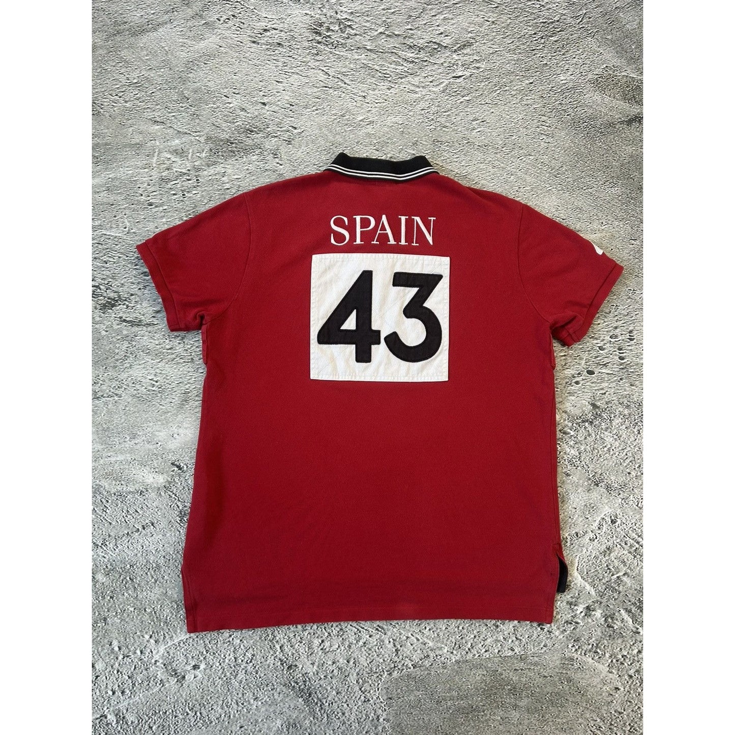 Chief Keef Polo Ralph Lauren Spain vintage red polo shirt