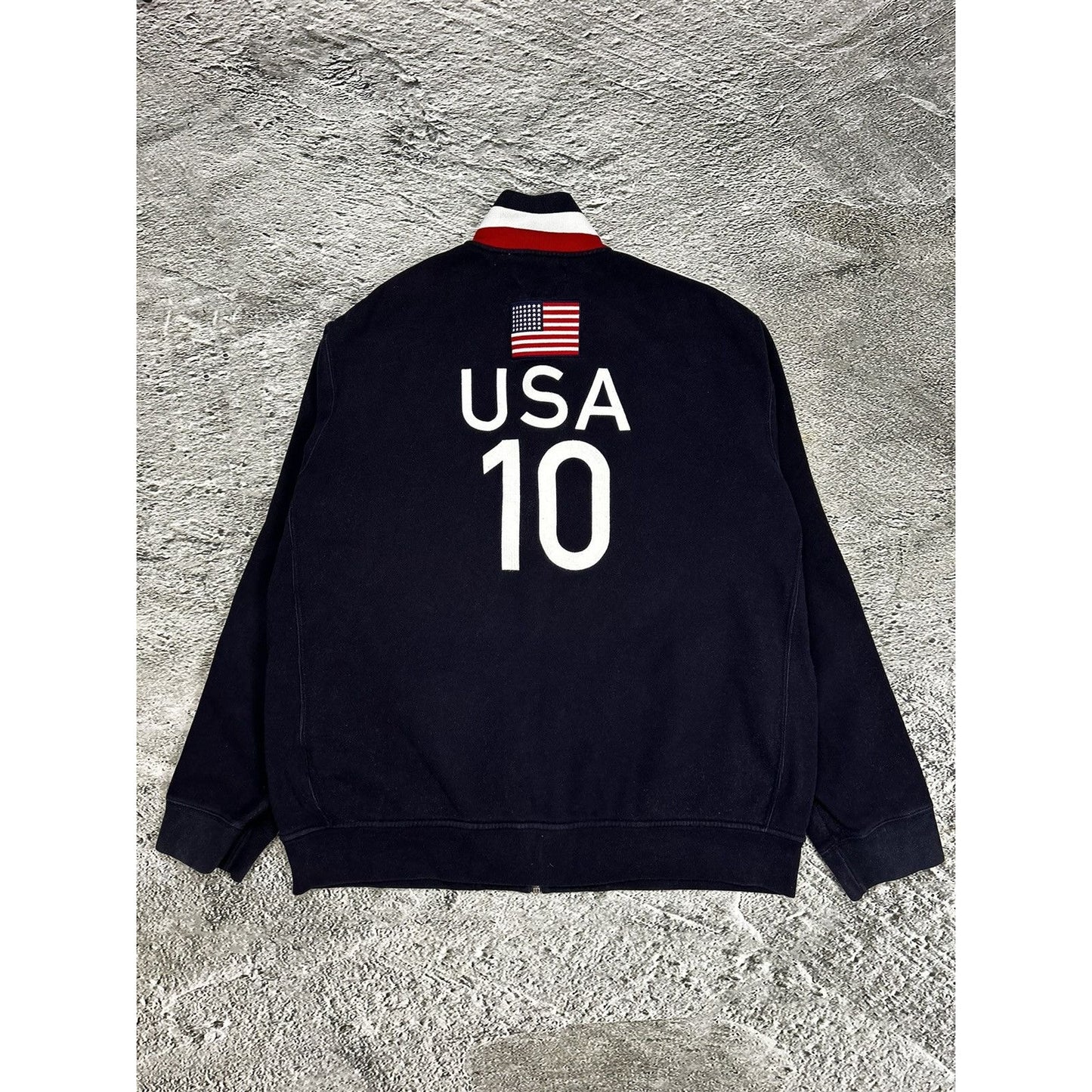 Chief Keef Polo Ralph Lauren zip sweatshirt USA big pony