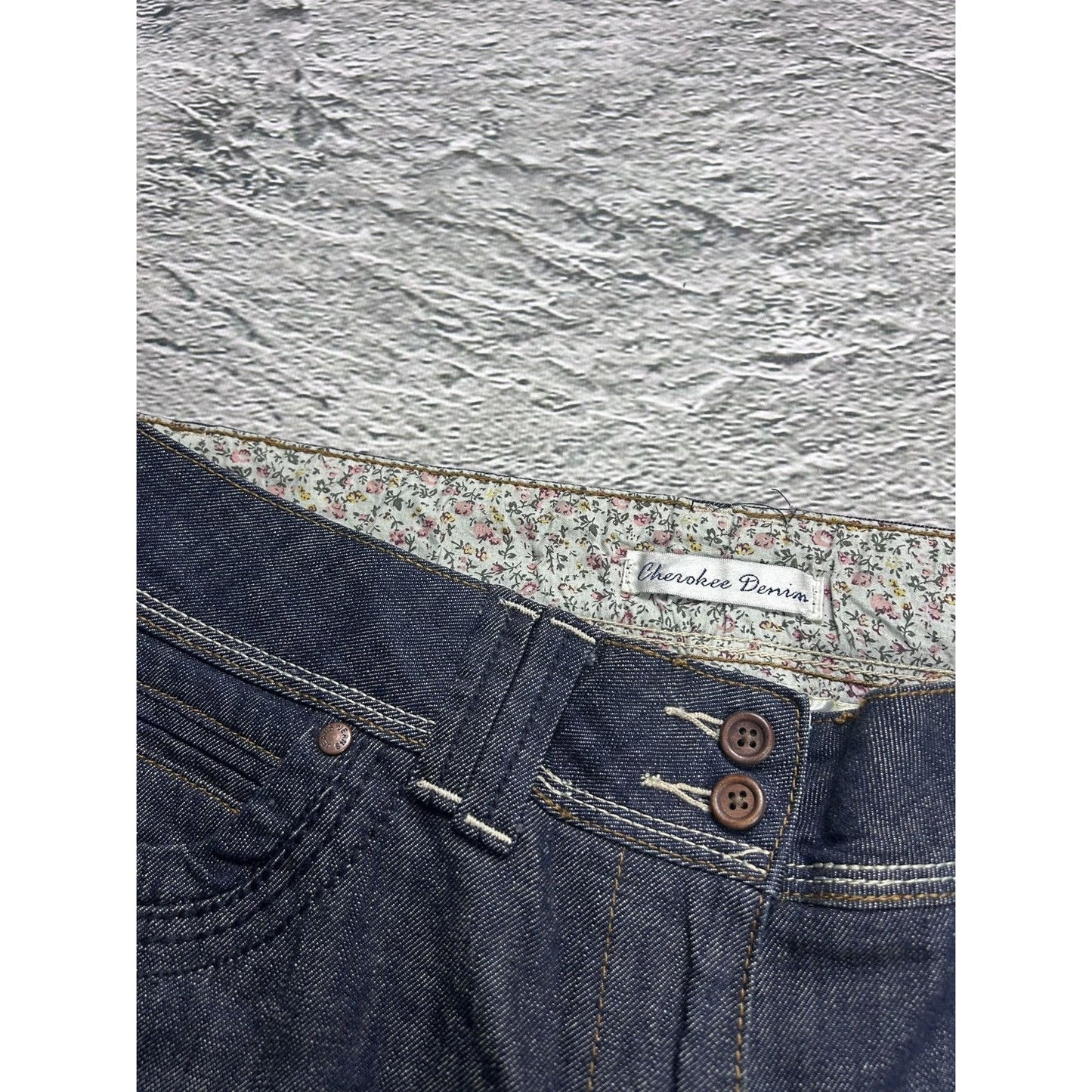 Y2K jeans flared navy bootcut cherokee