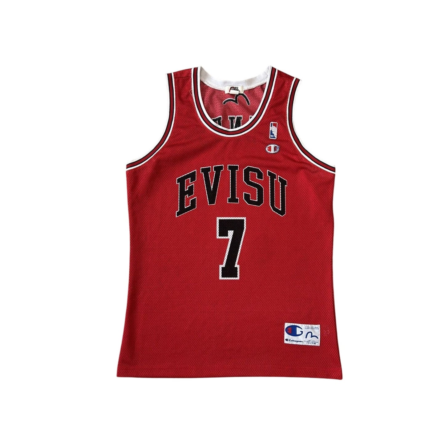 Evisu Jersey basketball 7 vintage red Chicago Bulls
