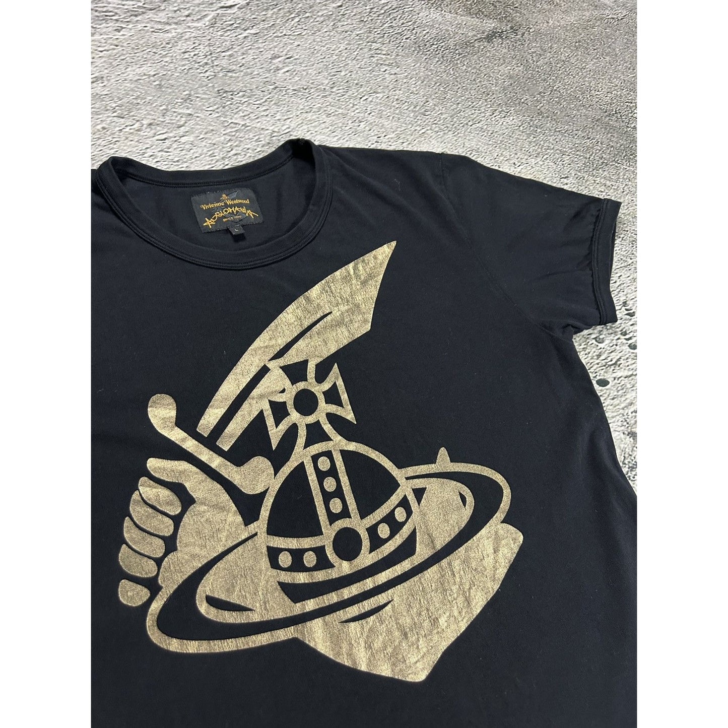 Vivienne Westwood t-shirt big logo orb anglomania
