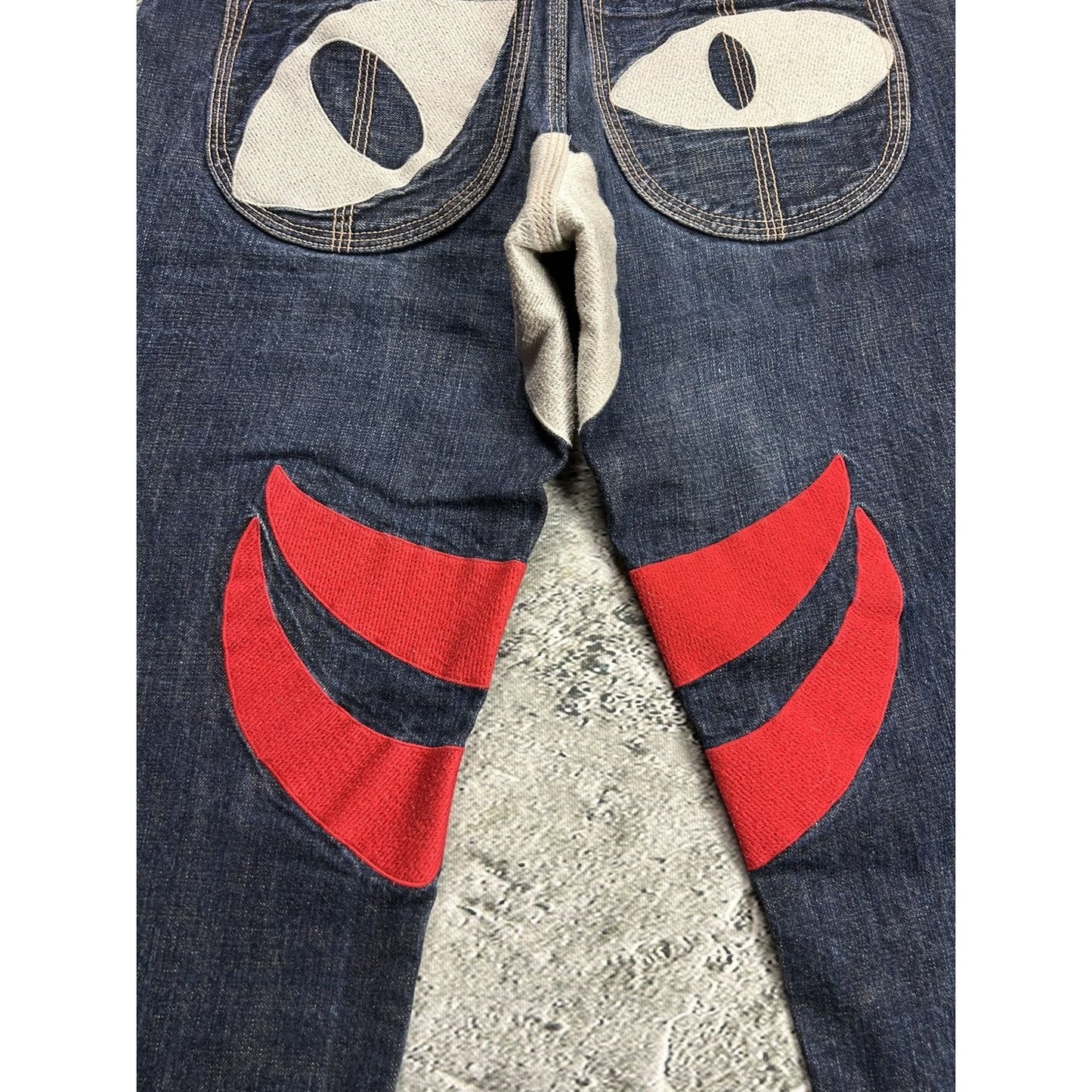 Evisu Yamane face jeans vintage selvedge denim Japan RARE