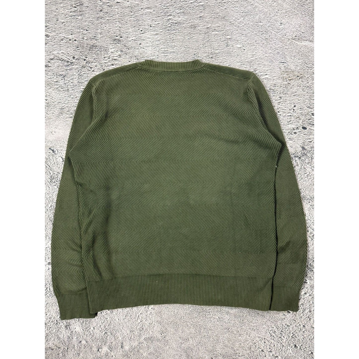 Diesel vintage sweater khaki Y2K big logo red