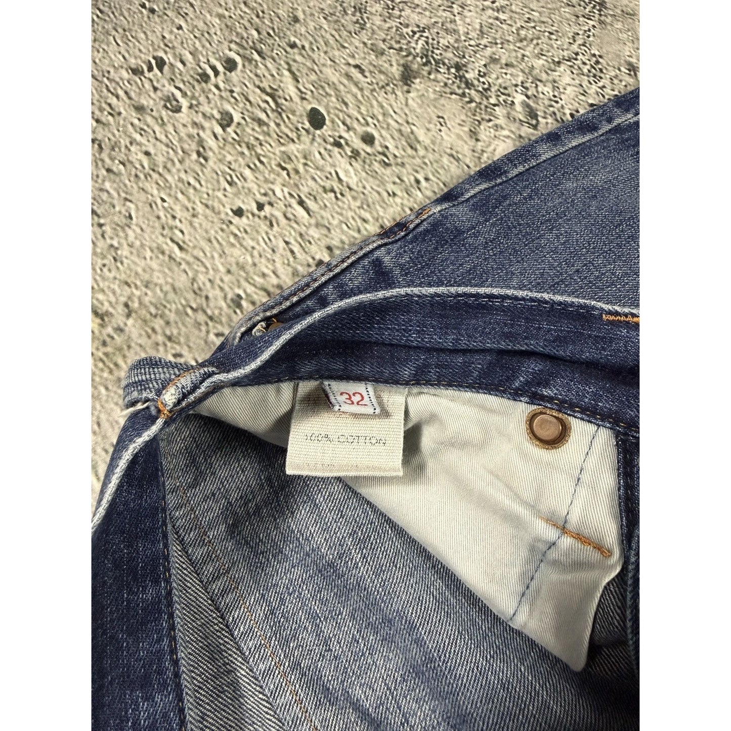 Evisu Deluxe jeans vintage Tissu Du Japon denim pants selvedge