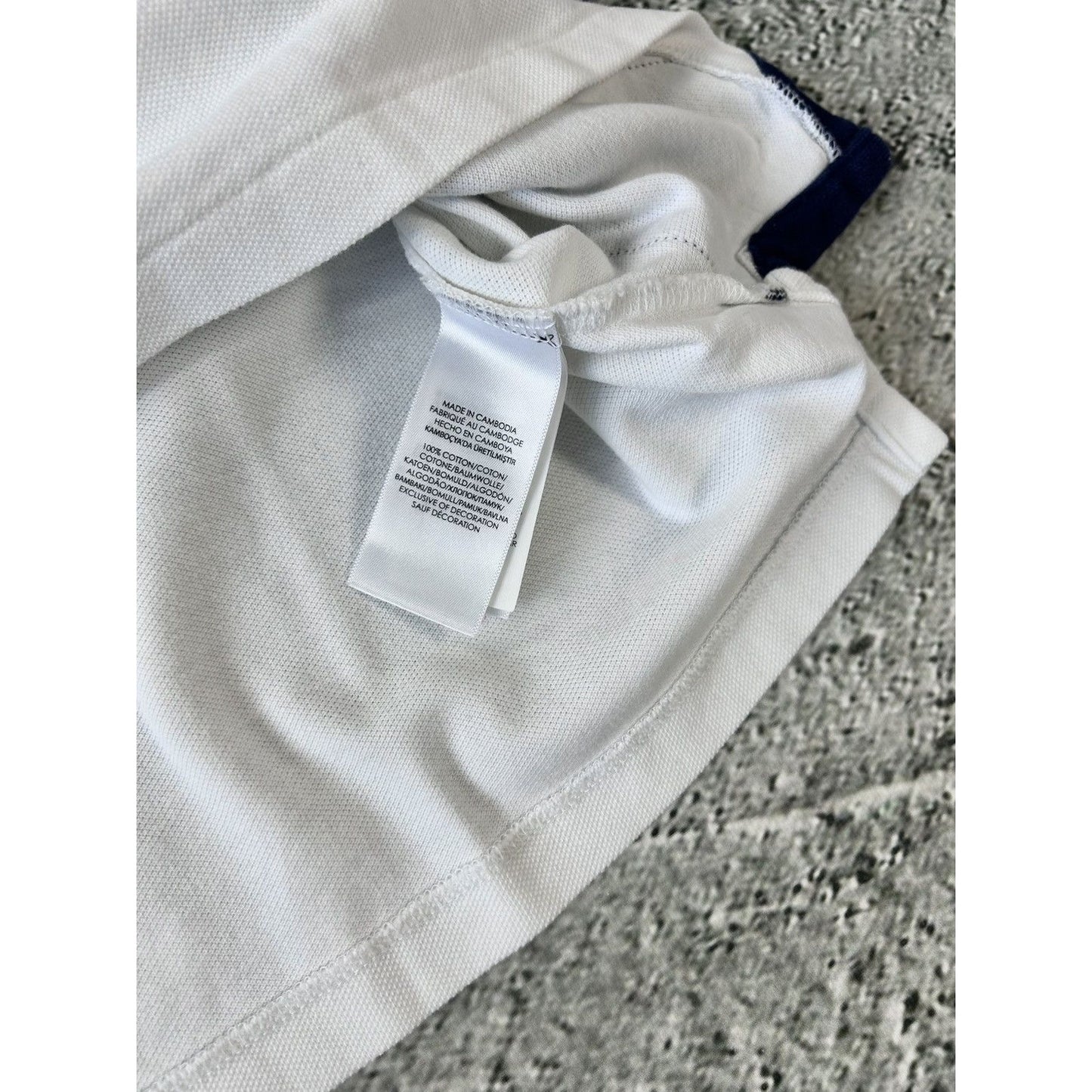 Chief Keef Polo Ralph Lauren vintage big pony white navy