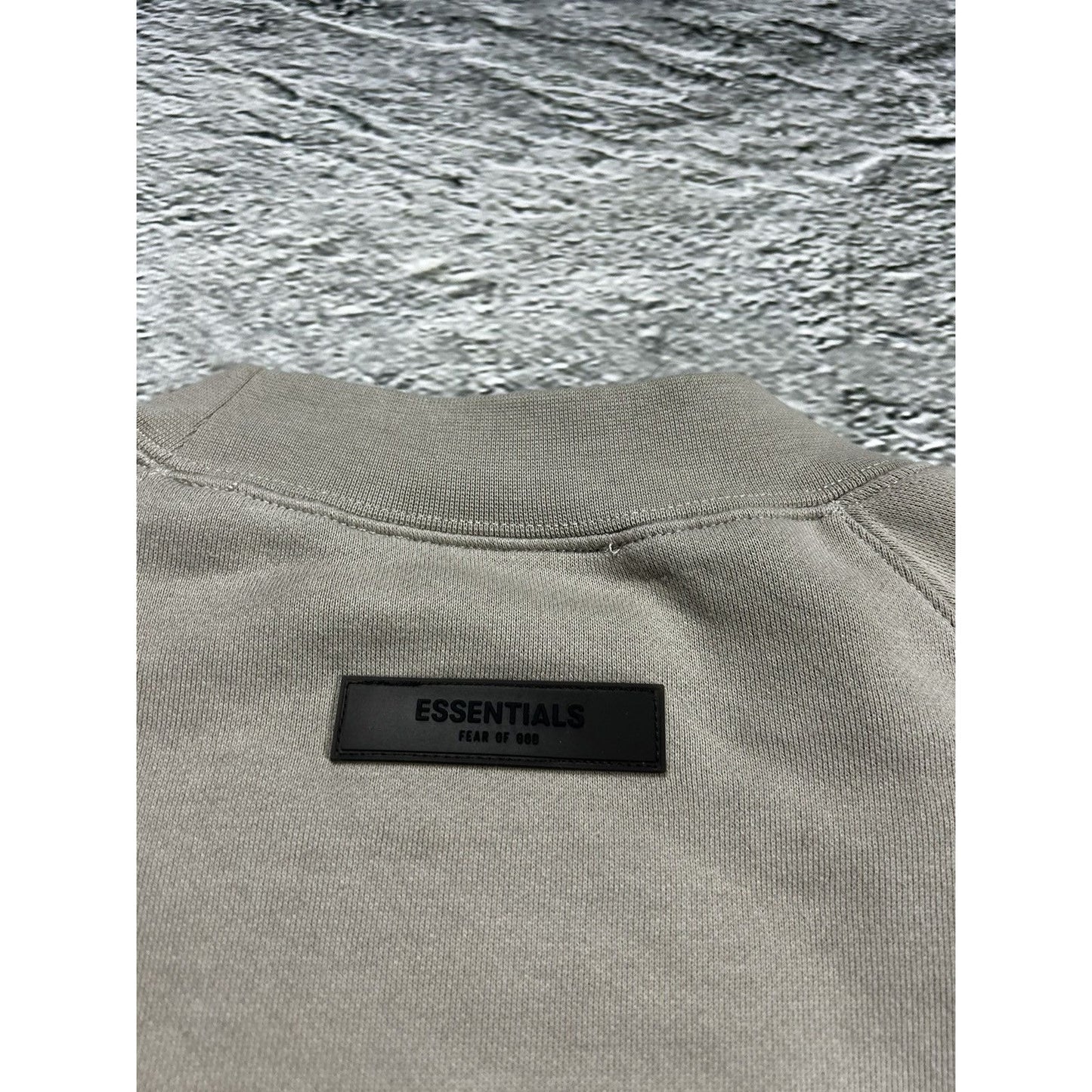 Fear of God Essentials FOG beige sweatshirt