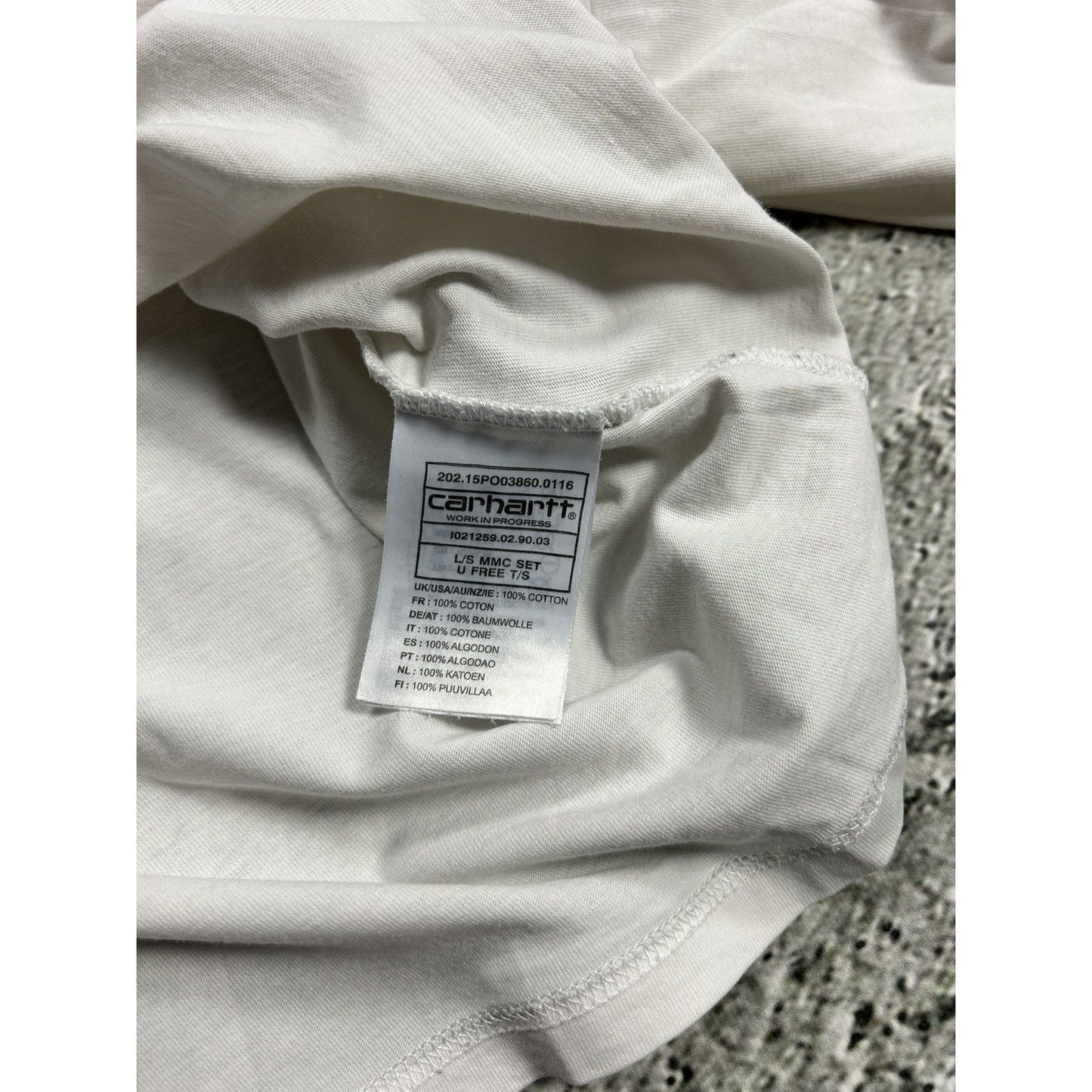 Carhartt longsleeve white MMC „Set you free” Mahogani Music