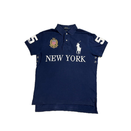 Chief Keef Polo Ralph Lauren New York navy blue Polo T-shirt