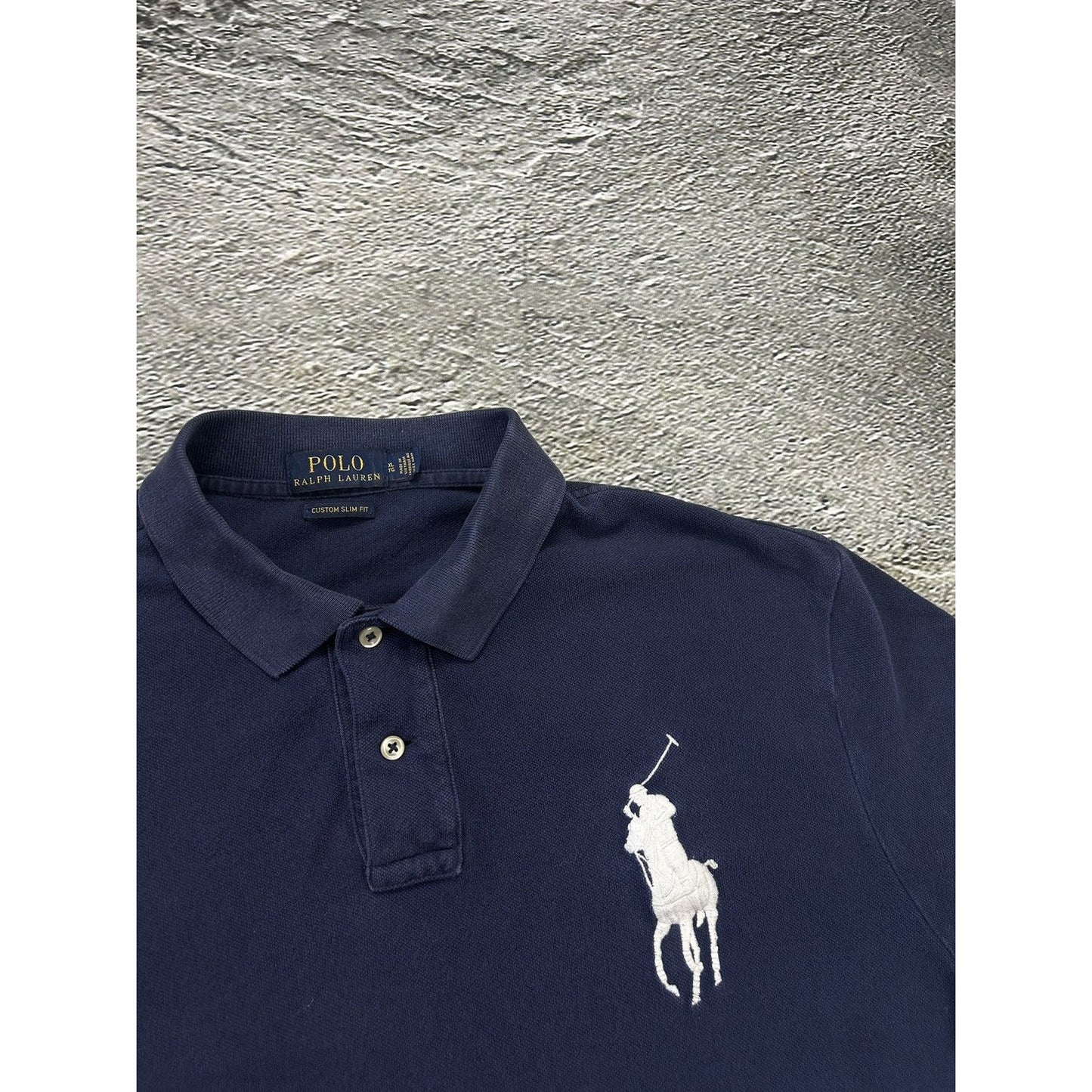Chief Keef Polo Ralph Lauren vintage navy big pony T-shirt