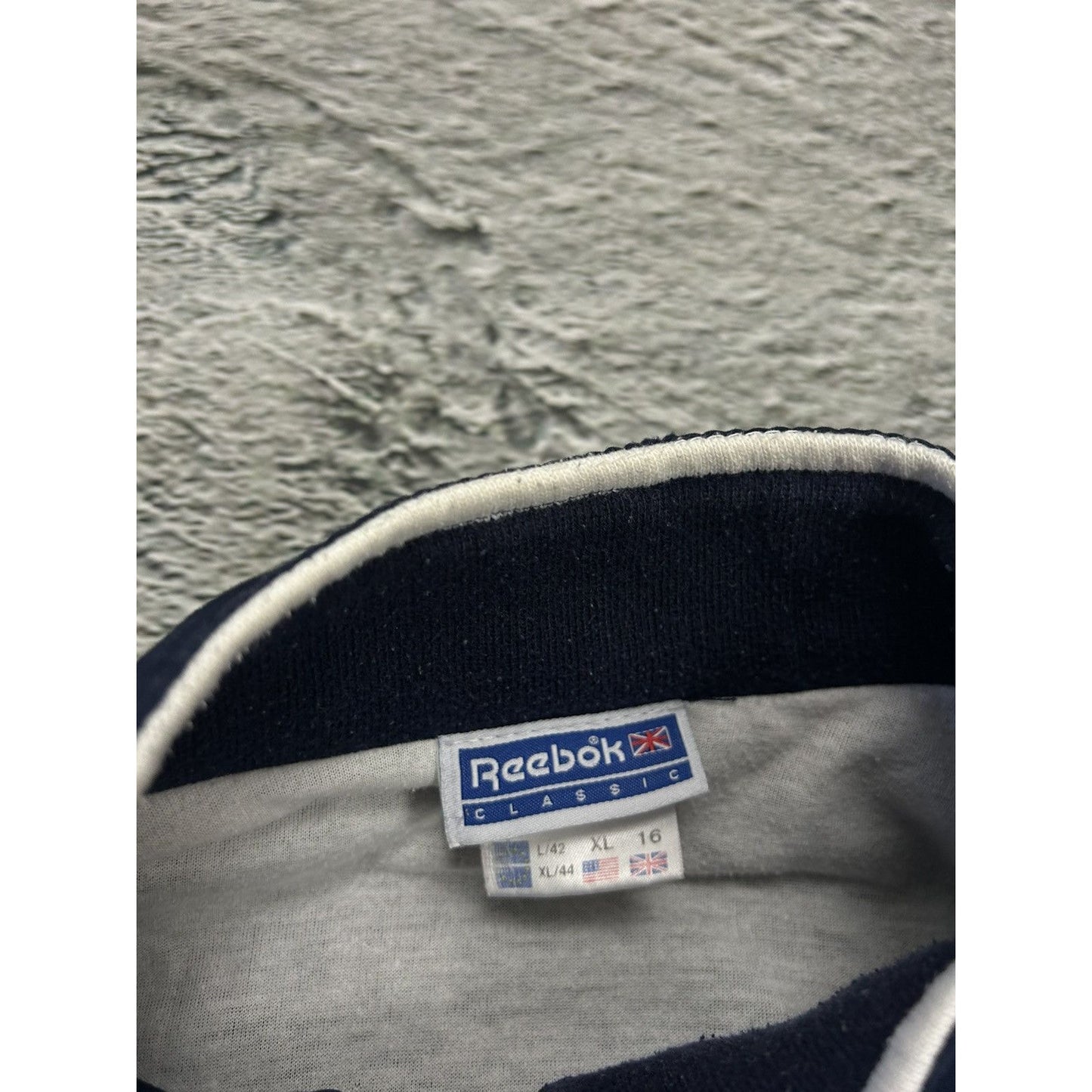 Reebok vintage track suit navy track pants nylon UK