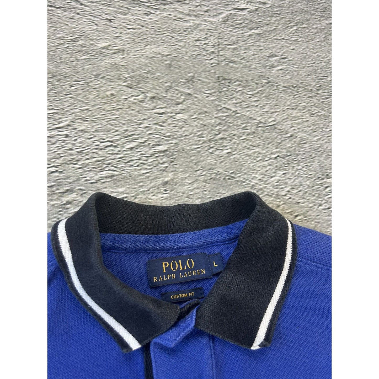 Chief Keef Polo Ralph Lauren Italia vintage blue polo shirt