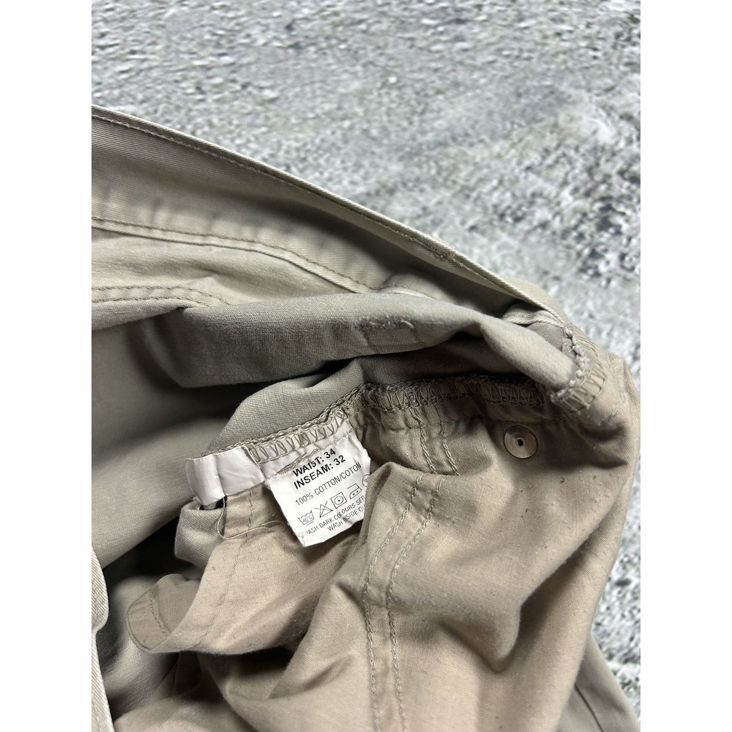 90s Yves Saint Laurent vintage YSL beige chino pants