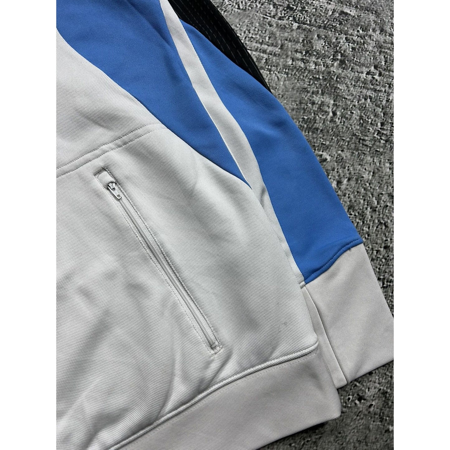 Nike TN hoodie vintage white 2000s blue Y2K sweatshirt