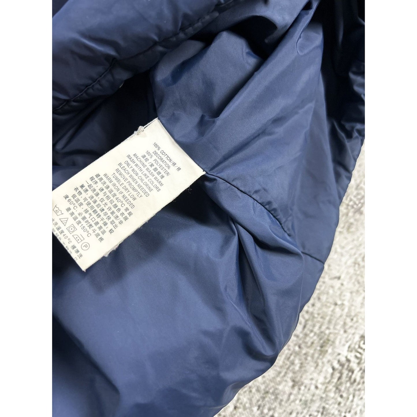 Chief Keef Polo Ralph Lauren vintage navy USA padded jacket
