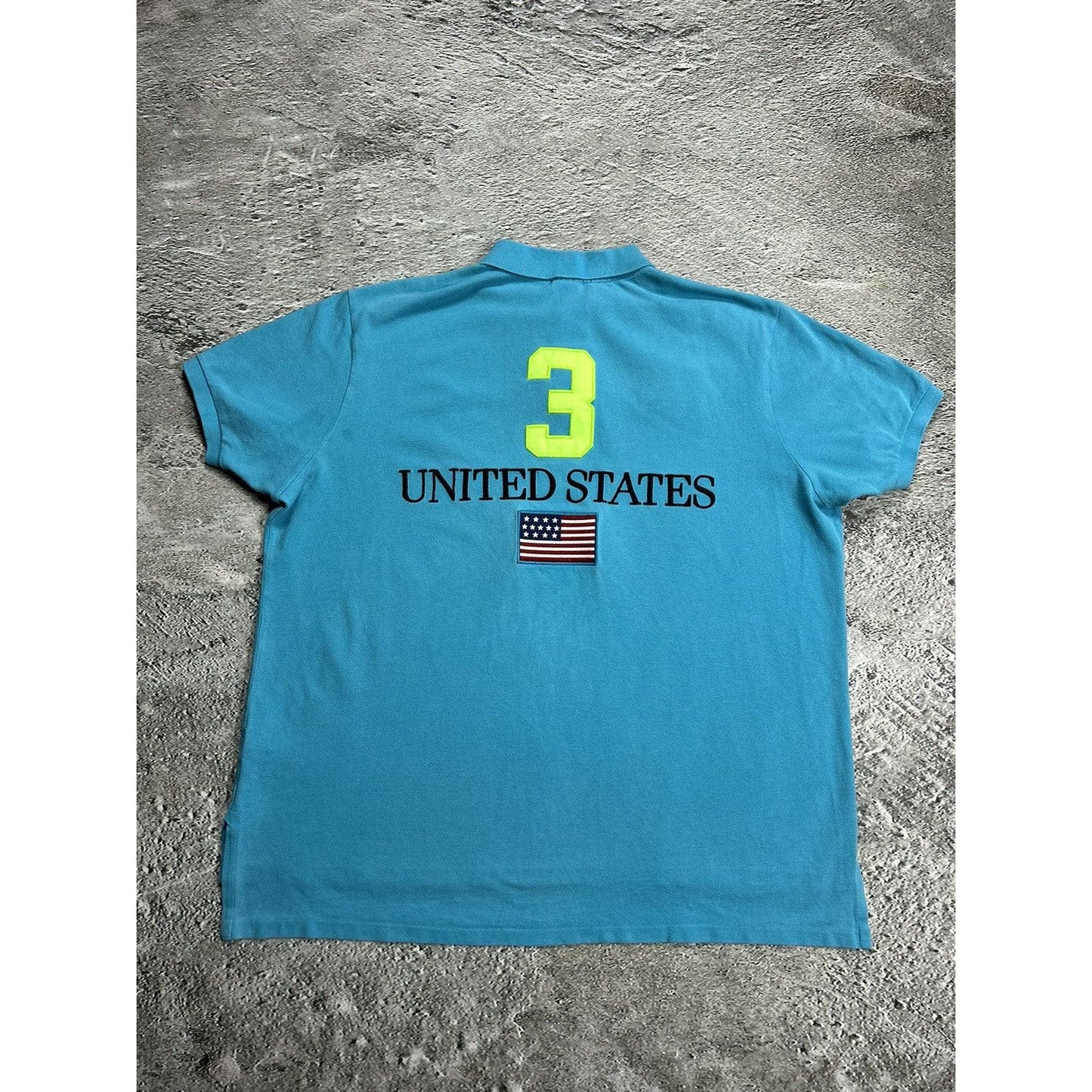Polo Ralph Lauren USA Polo T-shirt Chief Keef vintage flag