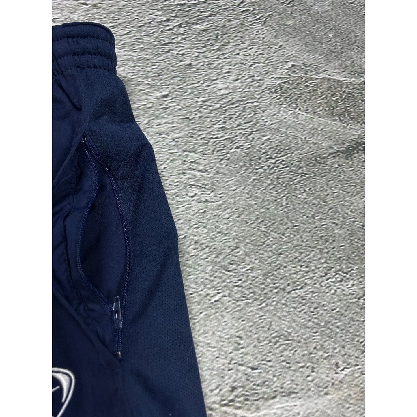 Nike vintage navy track pants nylon small logo parachute Y2K
