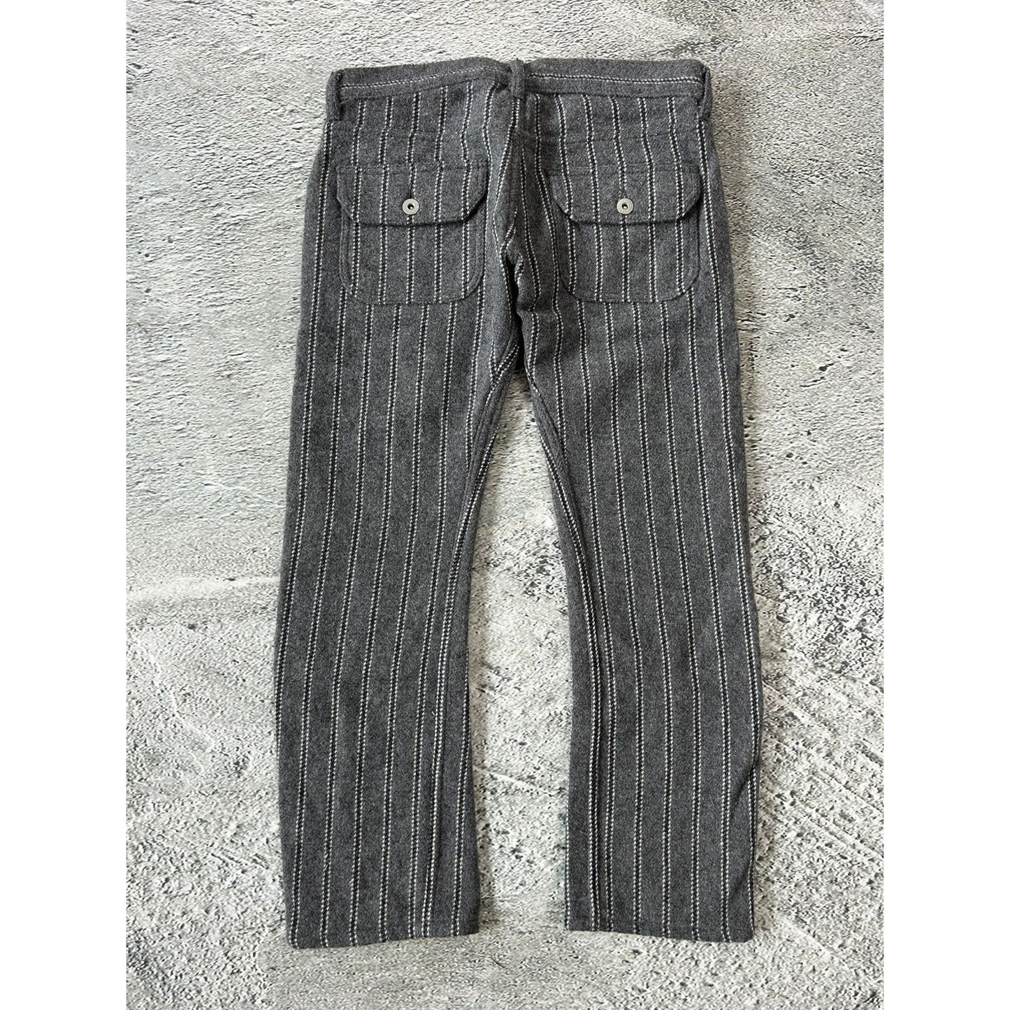 Junya Watanabe Comme Des Garcons wool striped pants AD2005