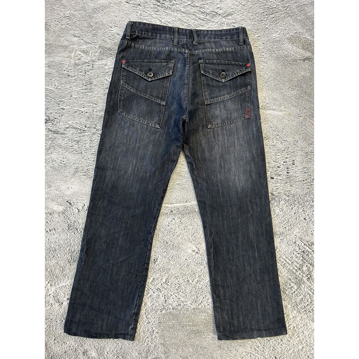 Y2K baggy jeans vintage black