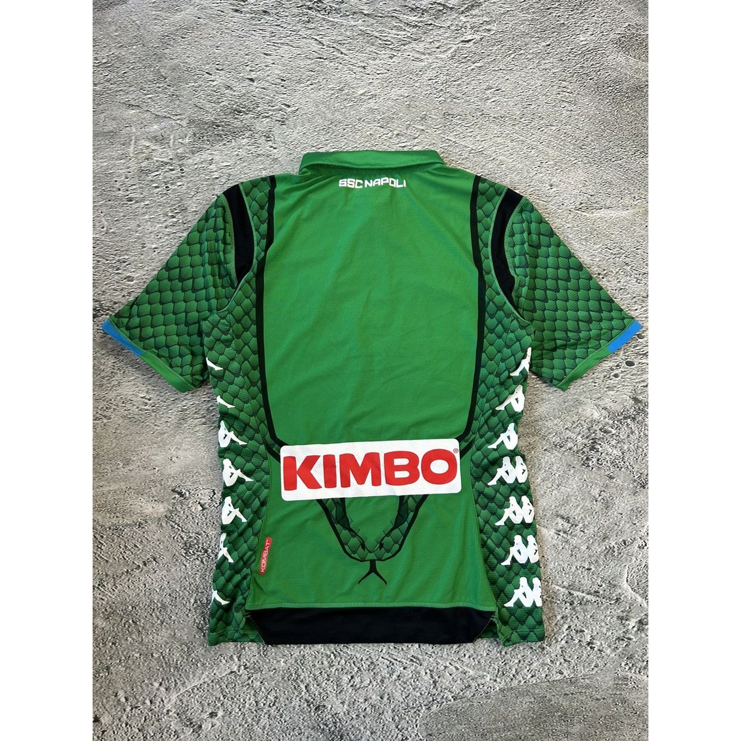 Napoli Kappa Jersey Goalkeeper green snake rare 2018 19