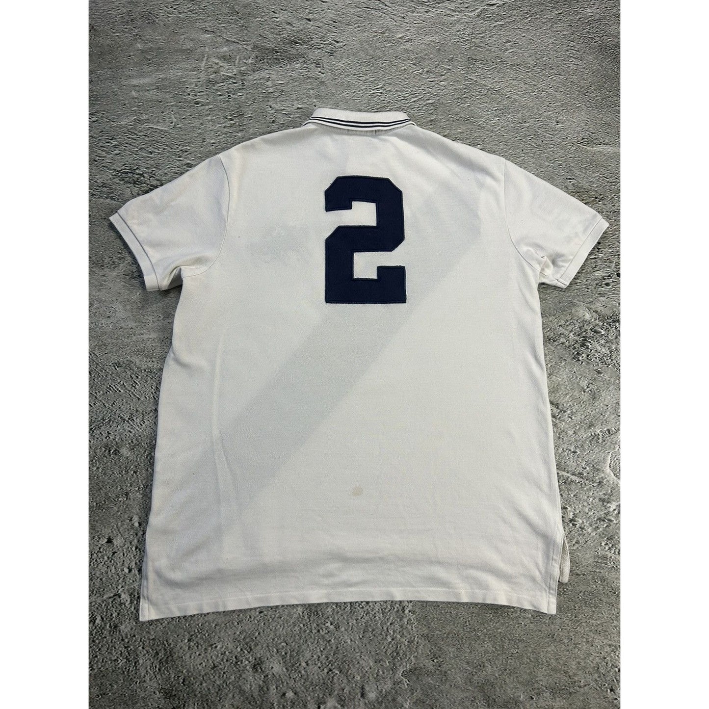 Chief Keef Polo Ralph Lauren vintage big pony white navy