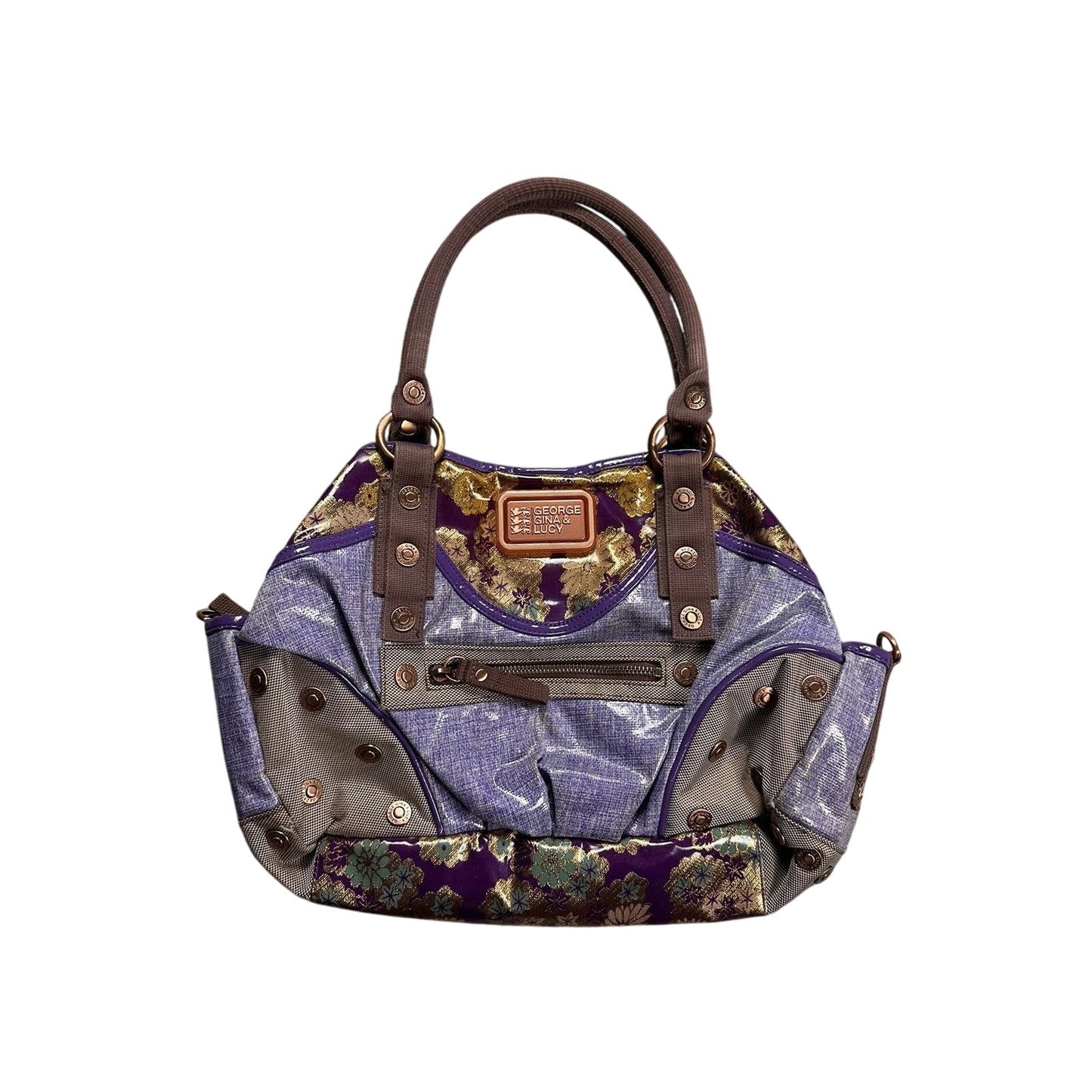 George Gina & Lucy bag Y2K vintage bagavan floral purple