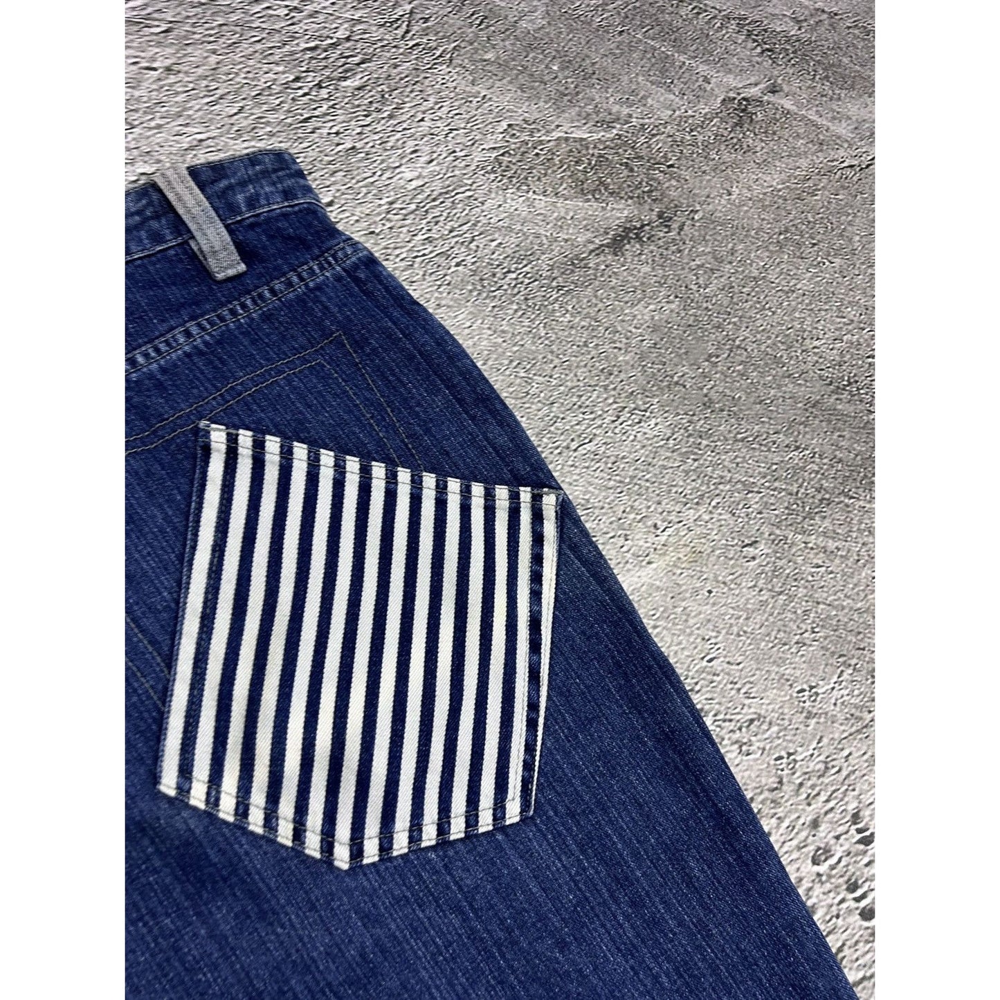 FuBu jeans vintage baggy denim pants blue