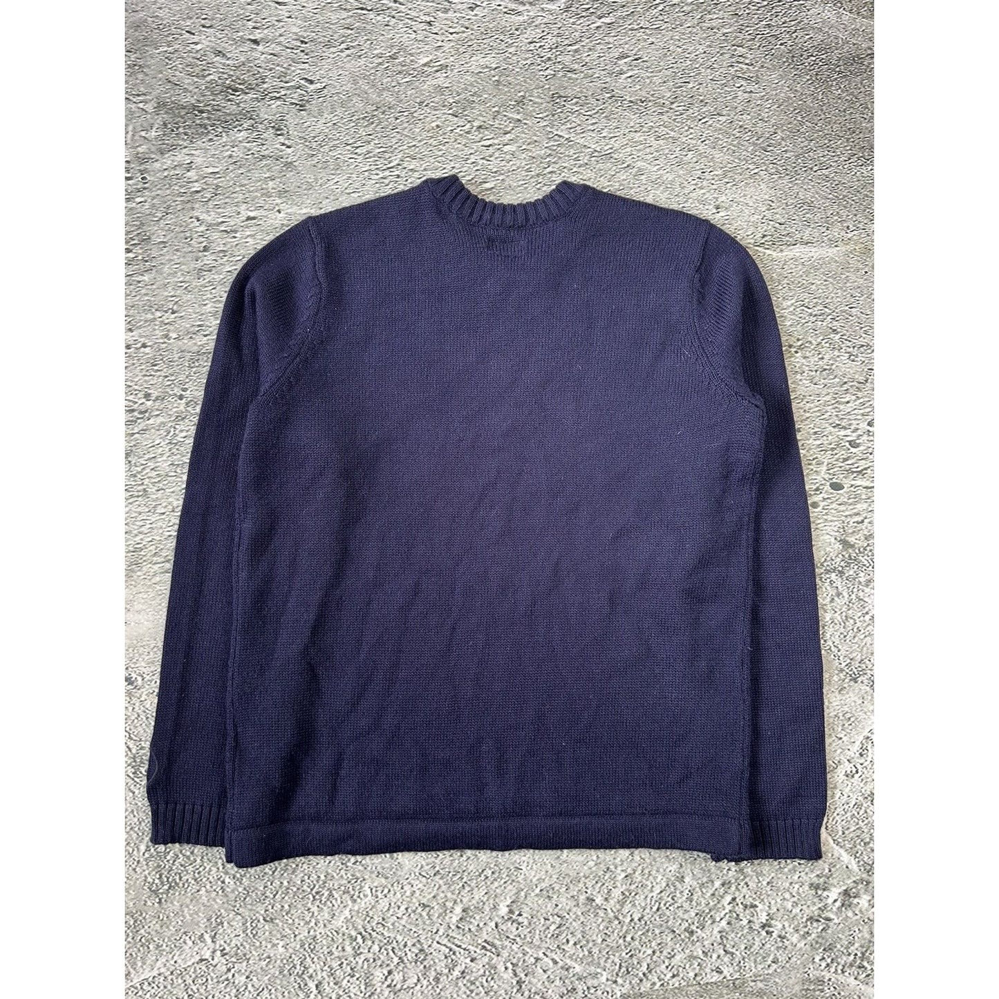 Armani Jeans sweater Vintage Lana Wool Navy blue