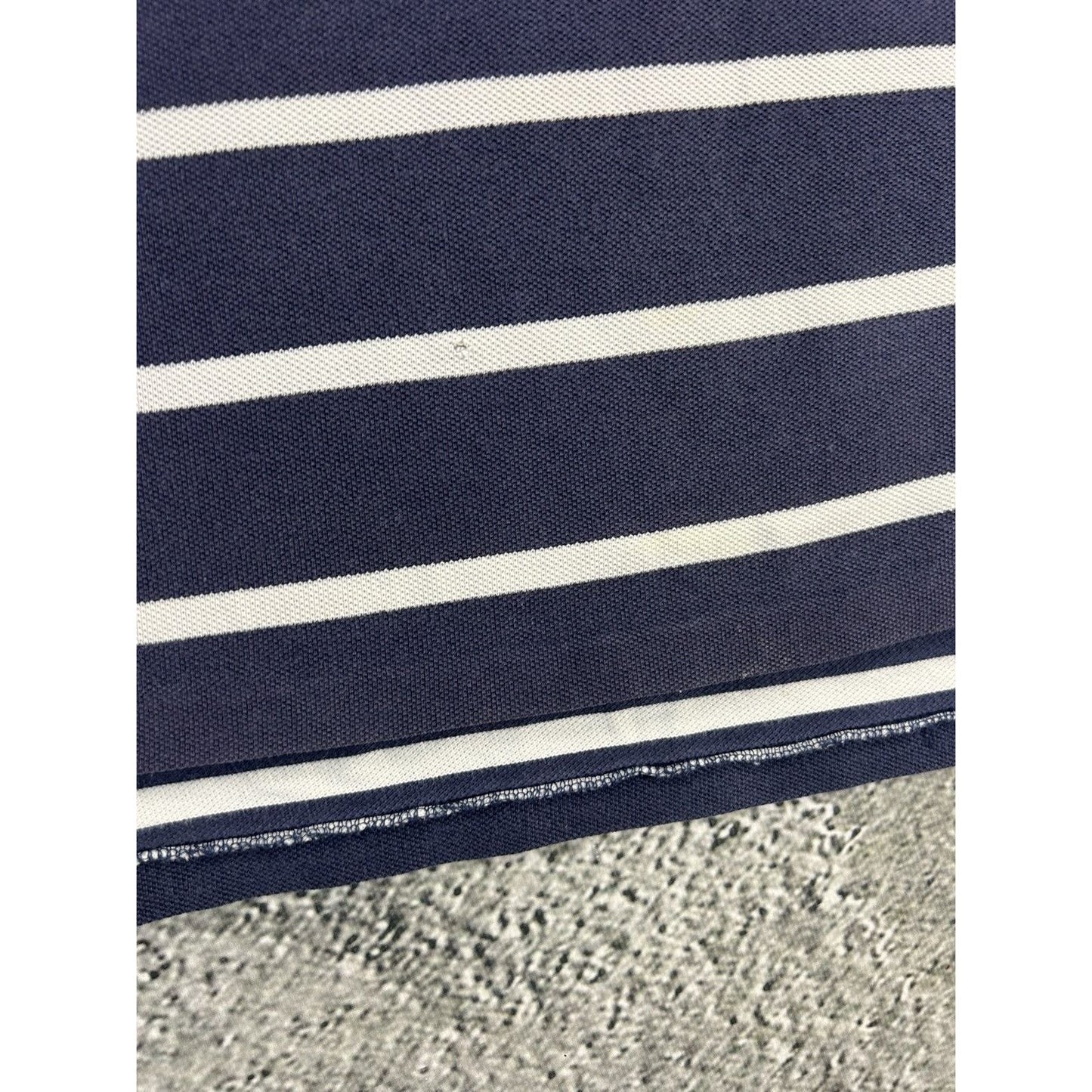 Polo Ralph Lauren striped polo shirt navy white small pony