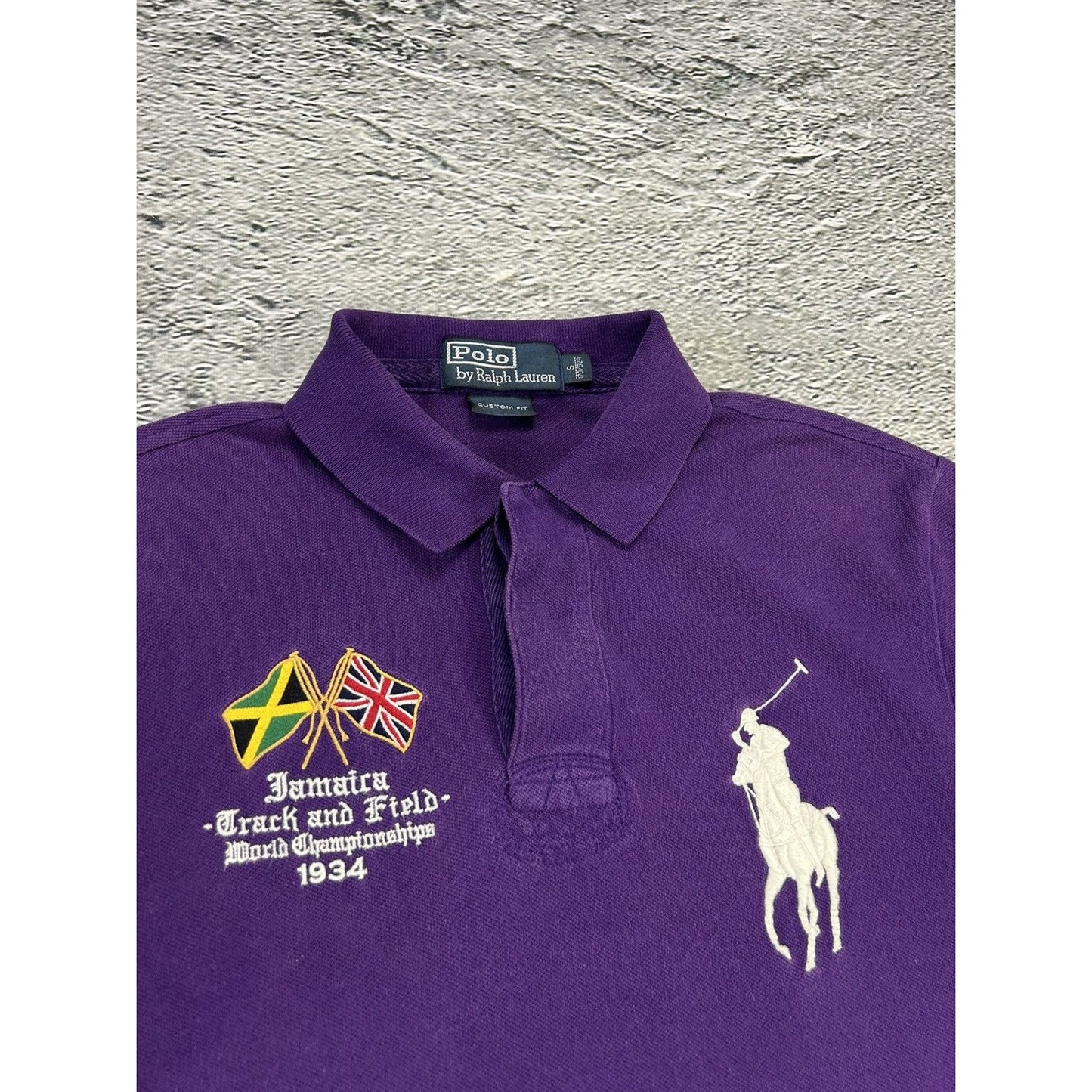 Chief Keef Polo Jamaica Ralph Lauren vintage purple big pony