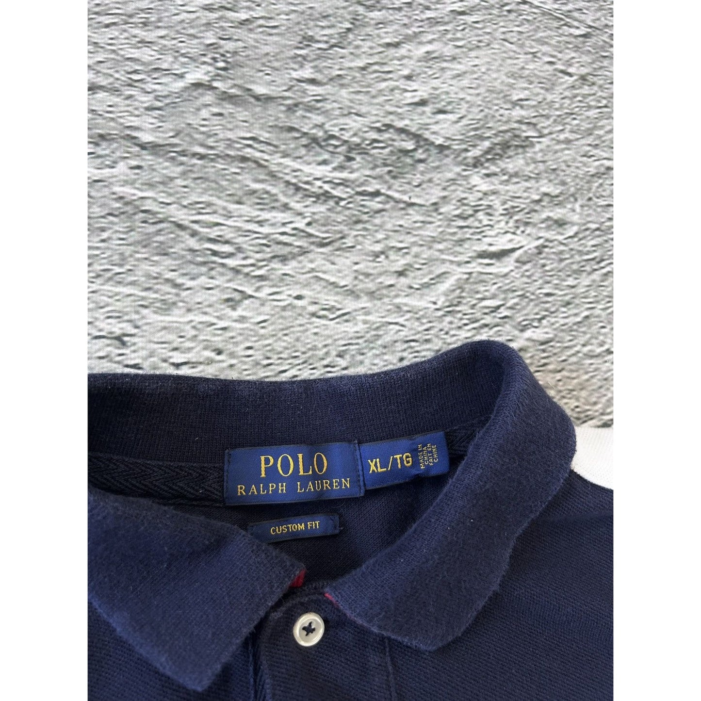Chief Keef Polo Ralph Lauren USA vintage shirt navy blue