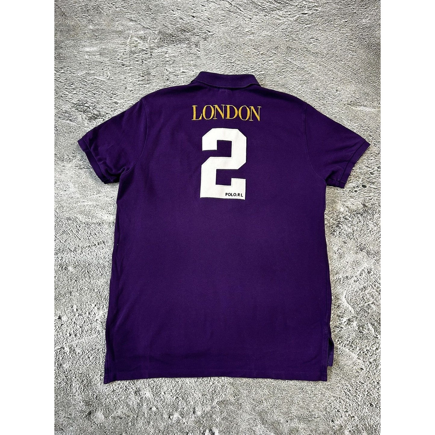 Chief Keef Polo Ralph Lauren London Polo T-shirt purple vintage