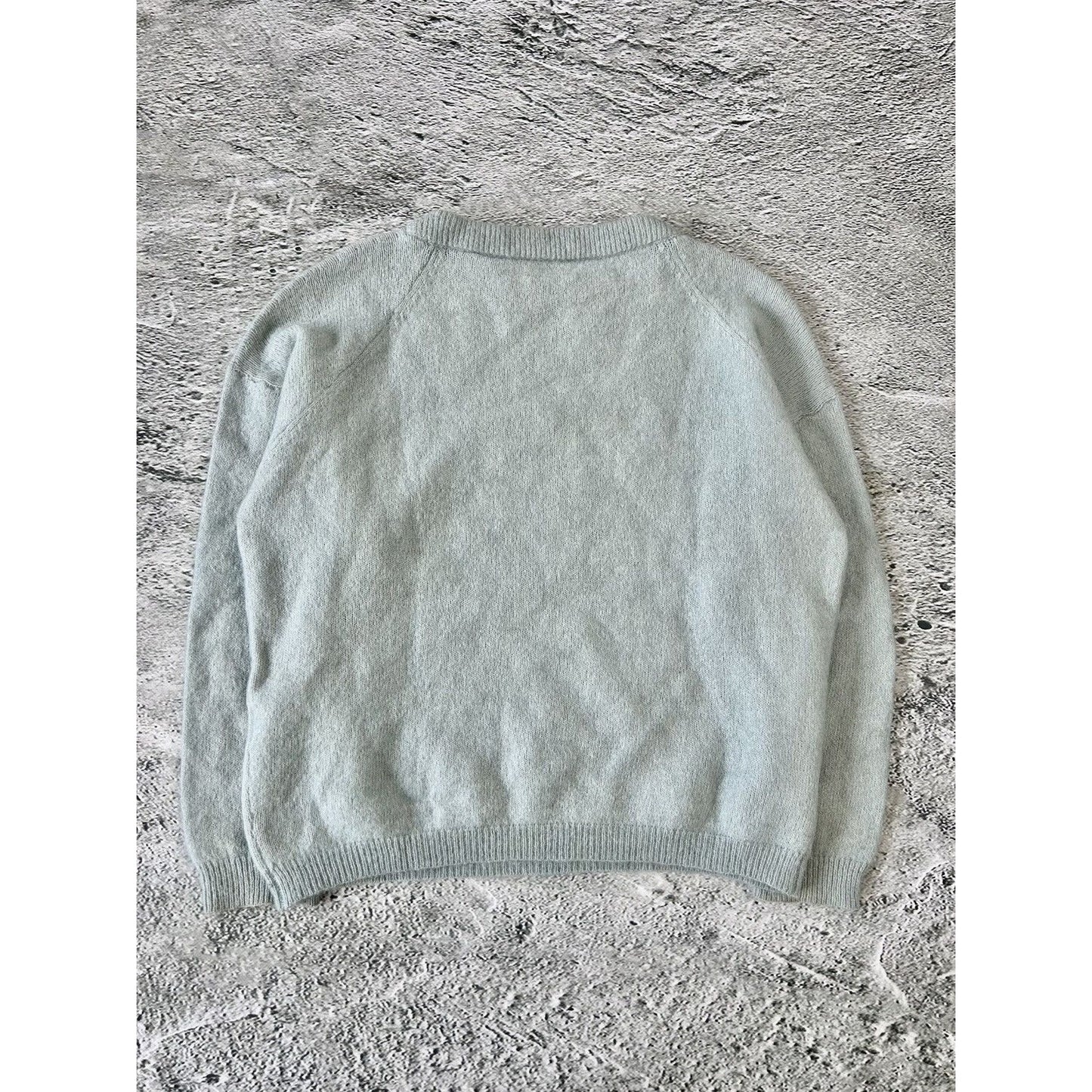 Acne Studios mohair sweater dramatic moh paw15 turquoise