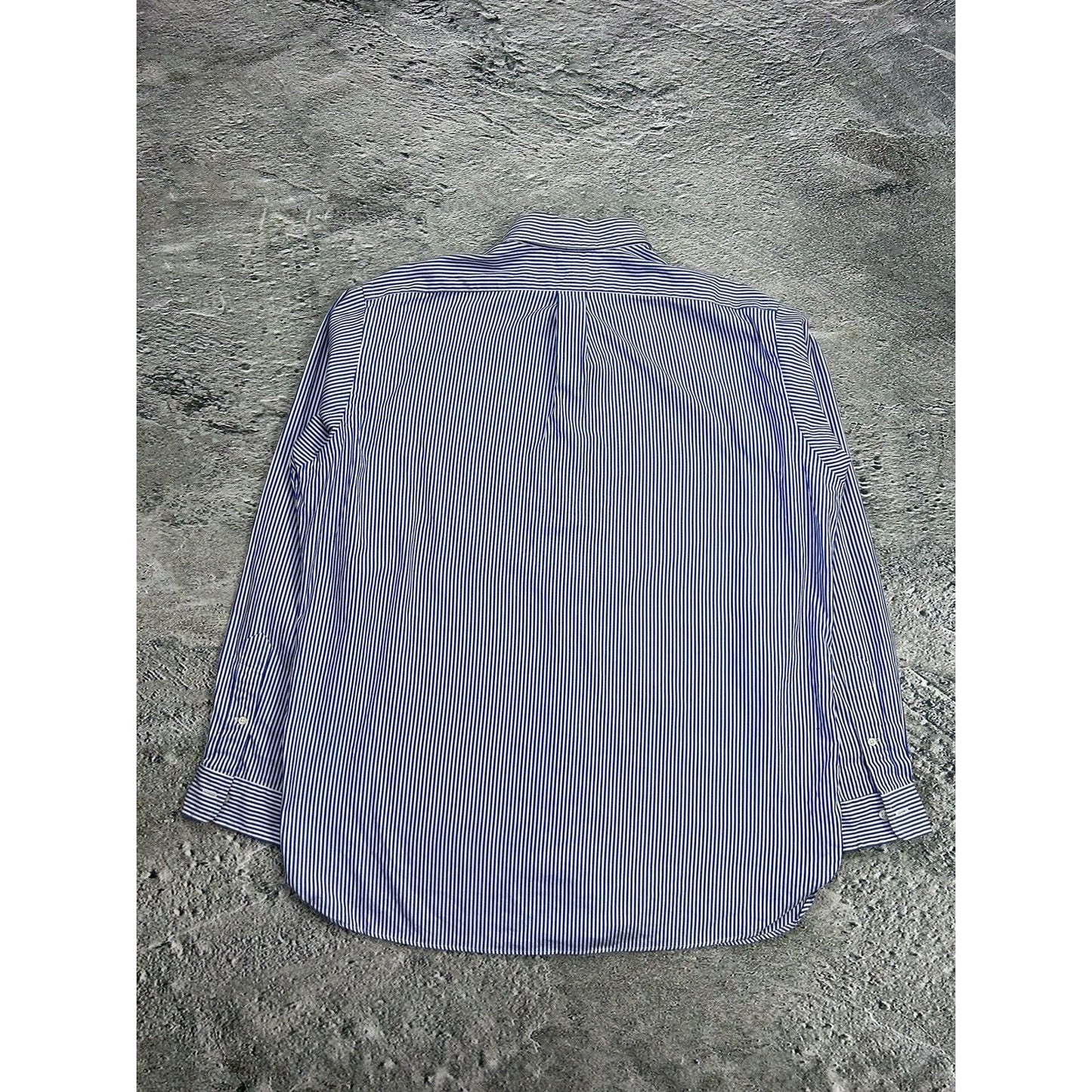 Polo Ralph Lauren shirt button up longsleeve blue striped