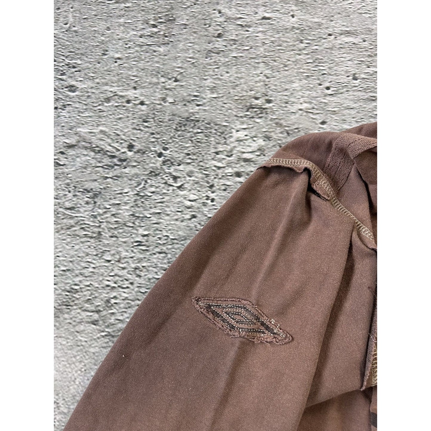 Umbro vintage hoodie Y2K Brown big logo