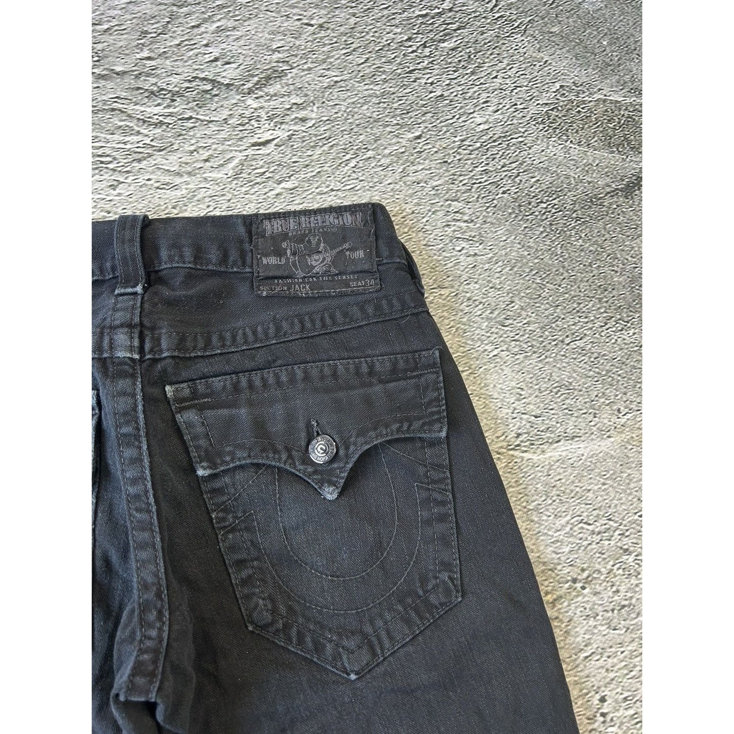 True Religion vintage jeans black Y2K Jack