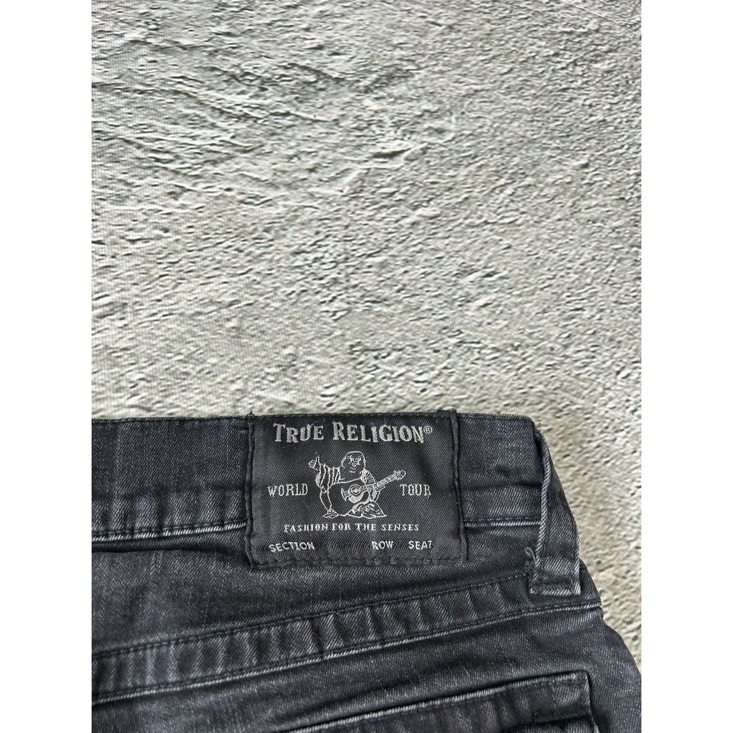 True Religion vintage black jeans denim pants Y2K Ricky