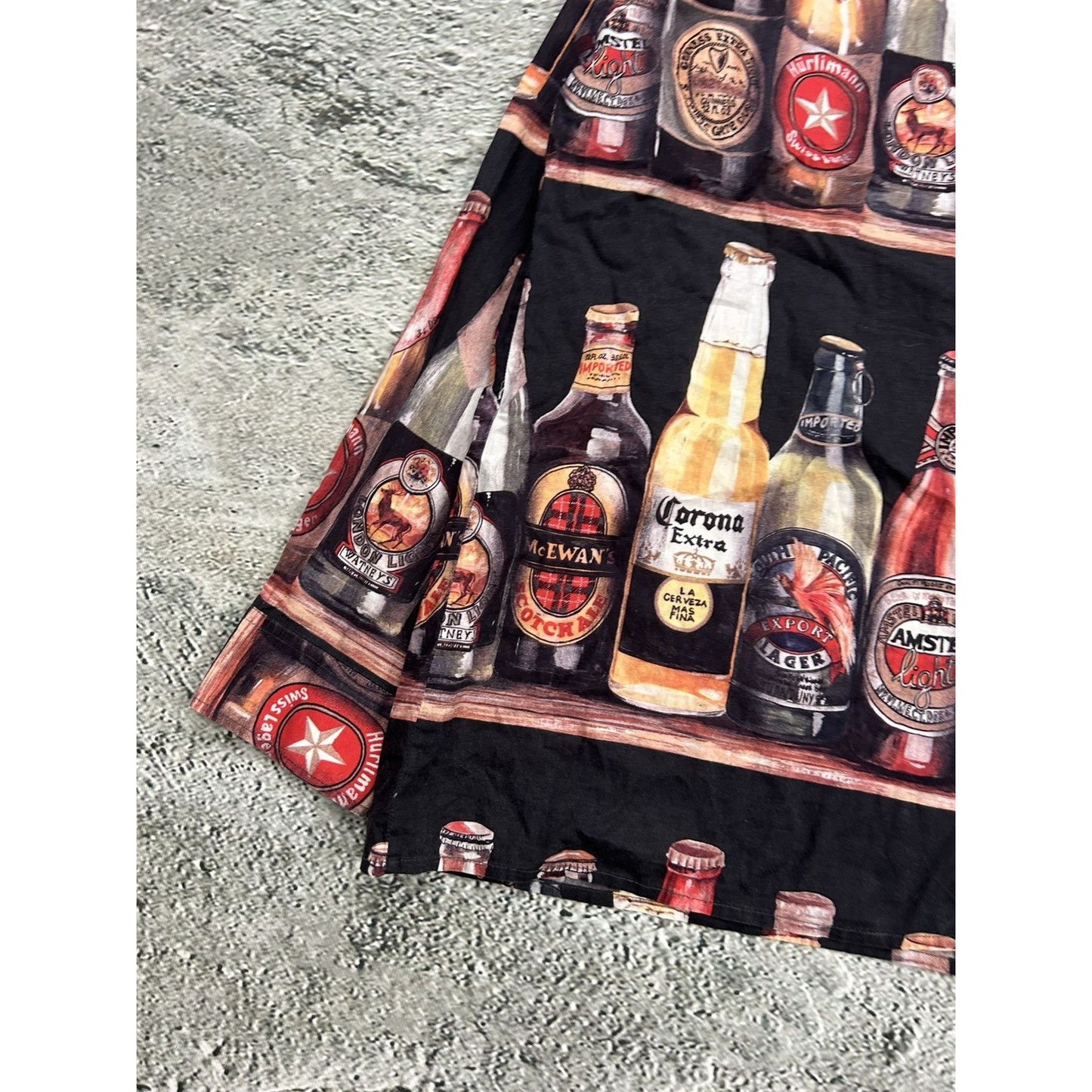 Angelo Litrico Beer Shirt full print longsleeve button-up