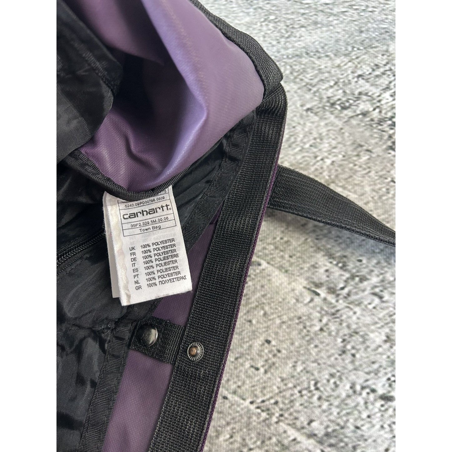 Carhartt Town Bag purple Tote bag workwear