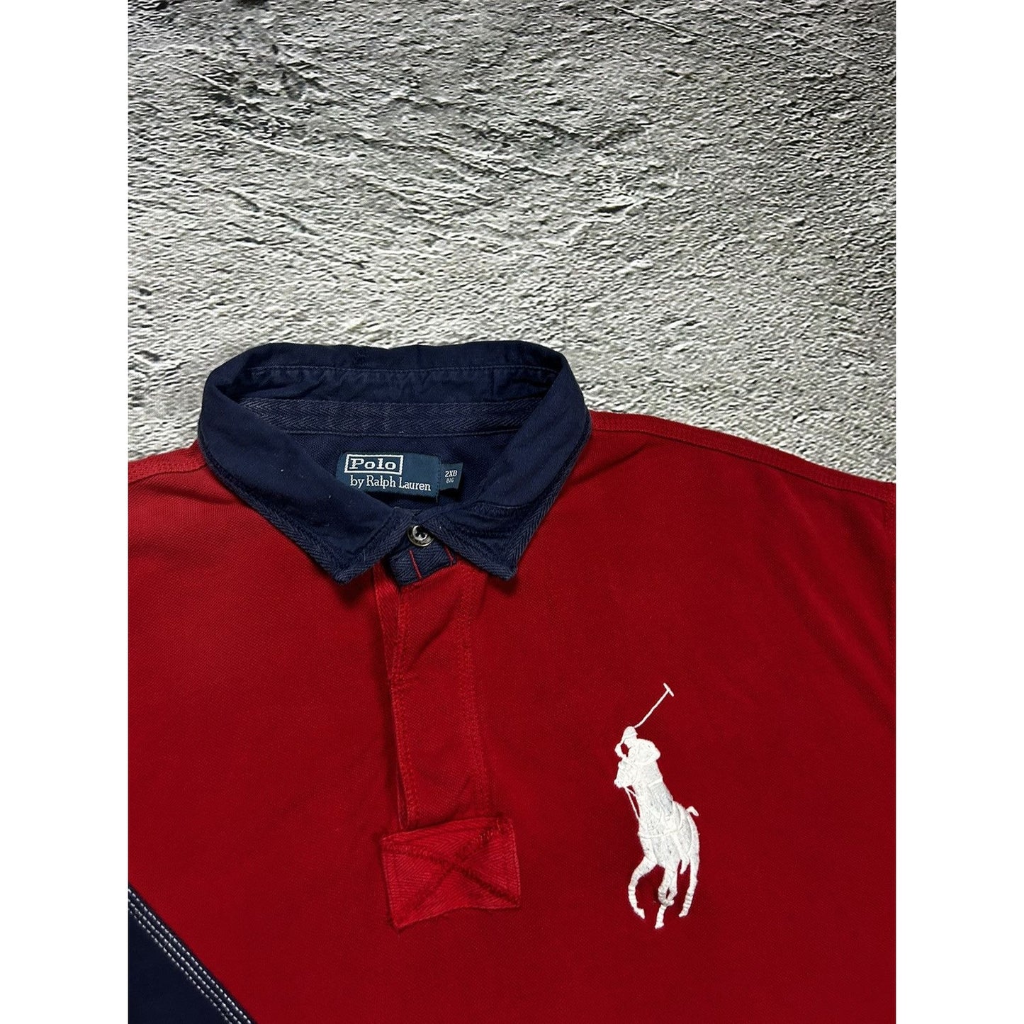 Chief Keef Polo Ralph Lauren vintage red navy big pony