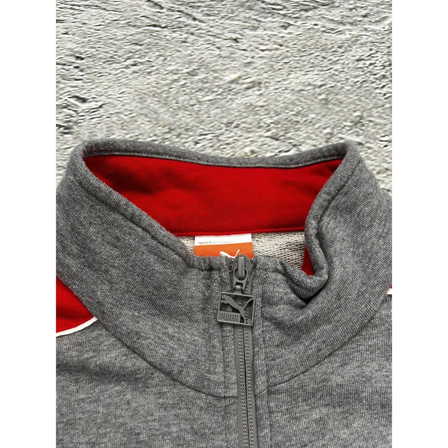 Fortuna Düsseldorf Puma zip sweatshirt grey red