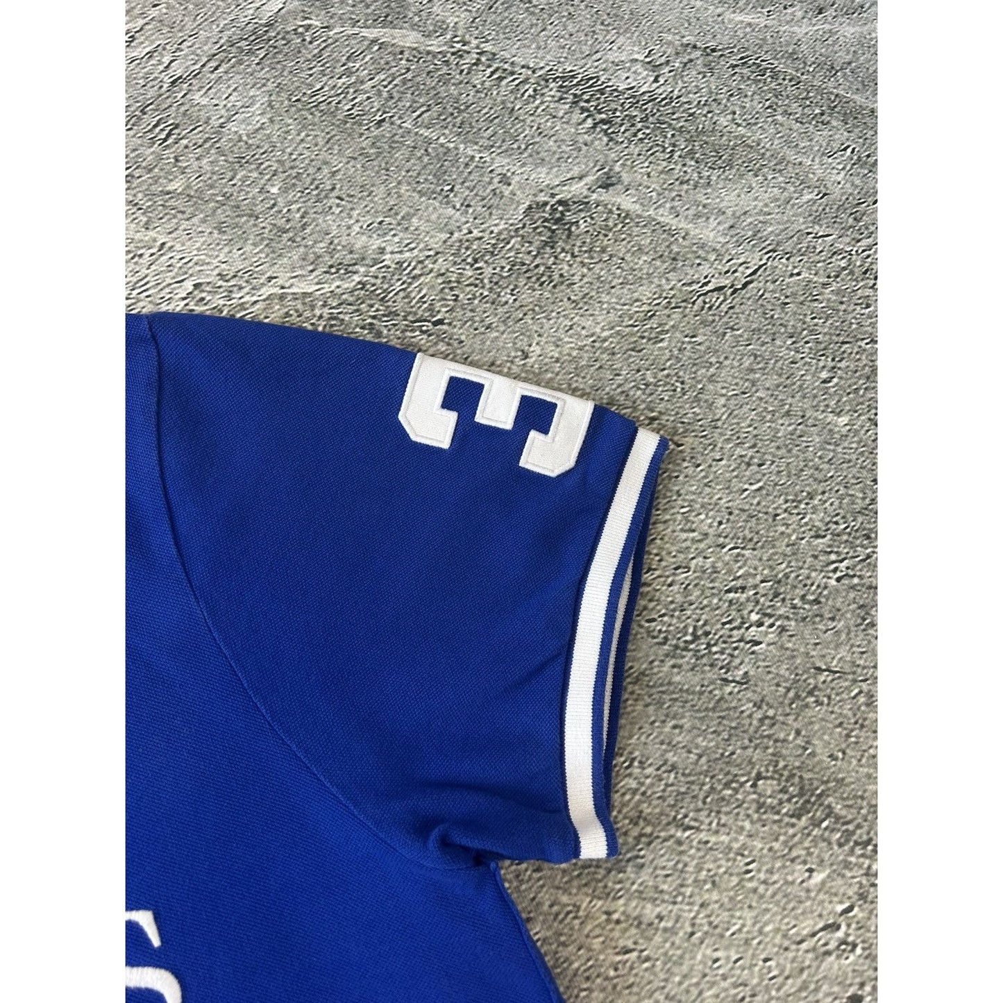 Chief Keef Polo Ralph Lauren Los Angeles blue big pony shirt
