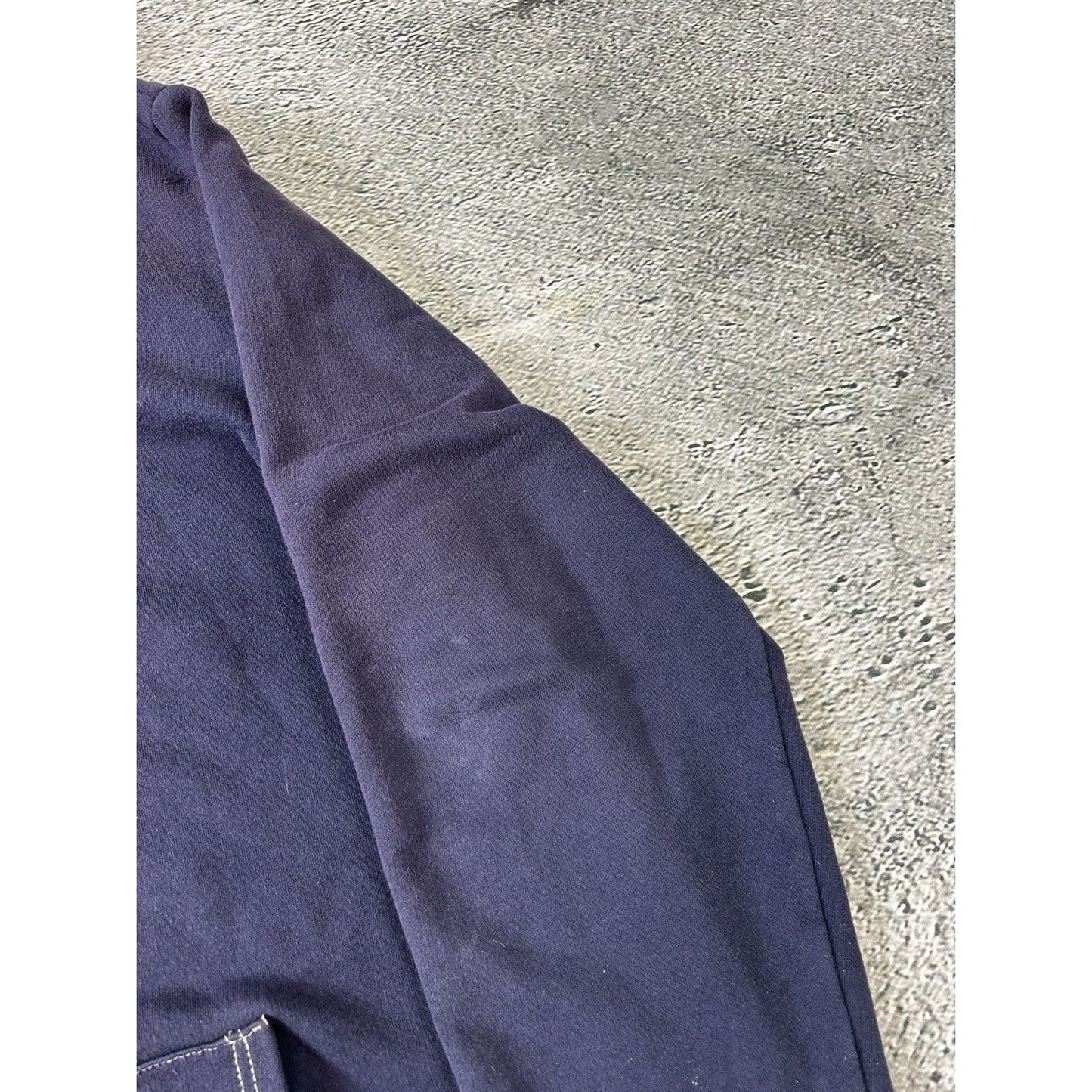True Religion vintage Navy blue zip hoodie big logo