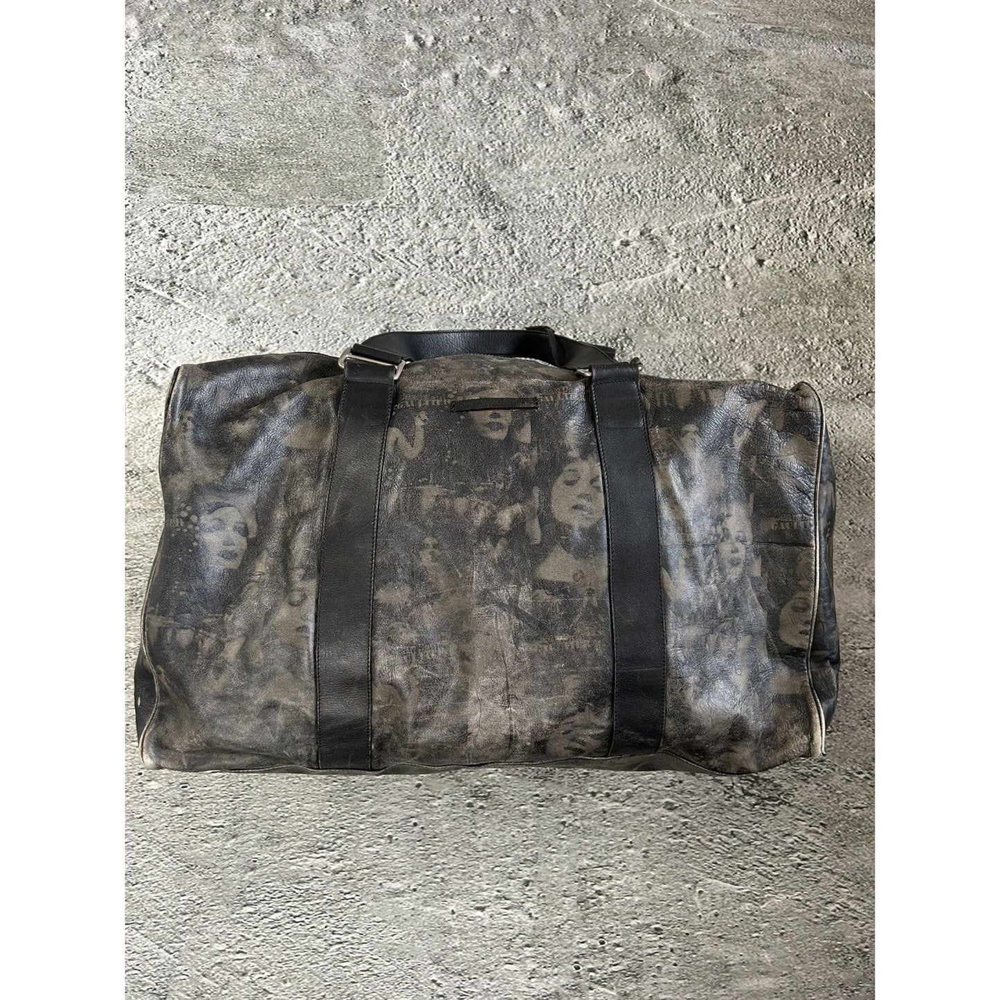 Jean Paul Gaultier Duffle Bag Leather Fullprint